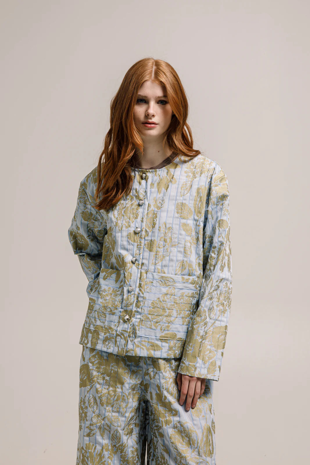 ACHACK SHIRT PRINTED LIGHT BLUE