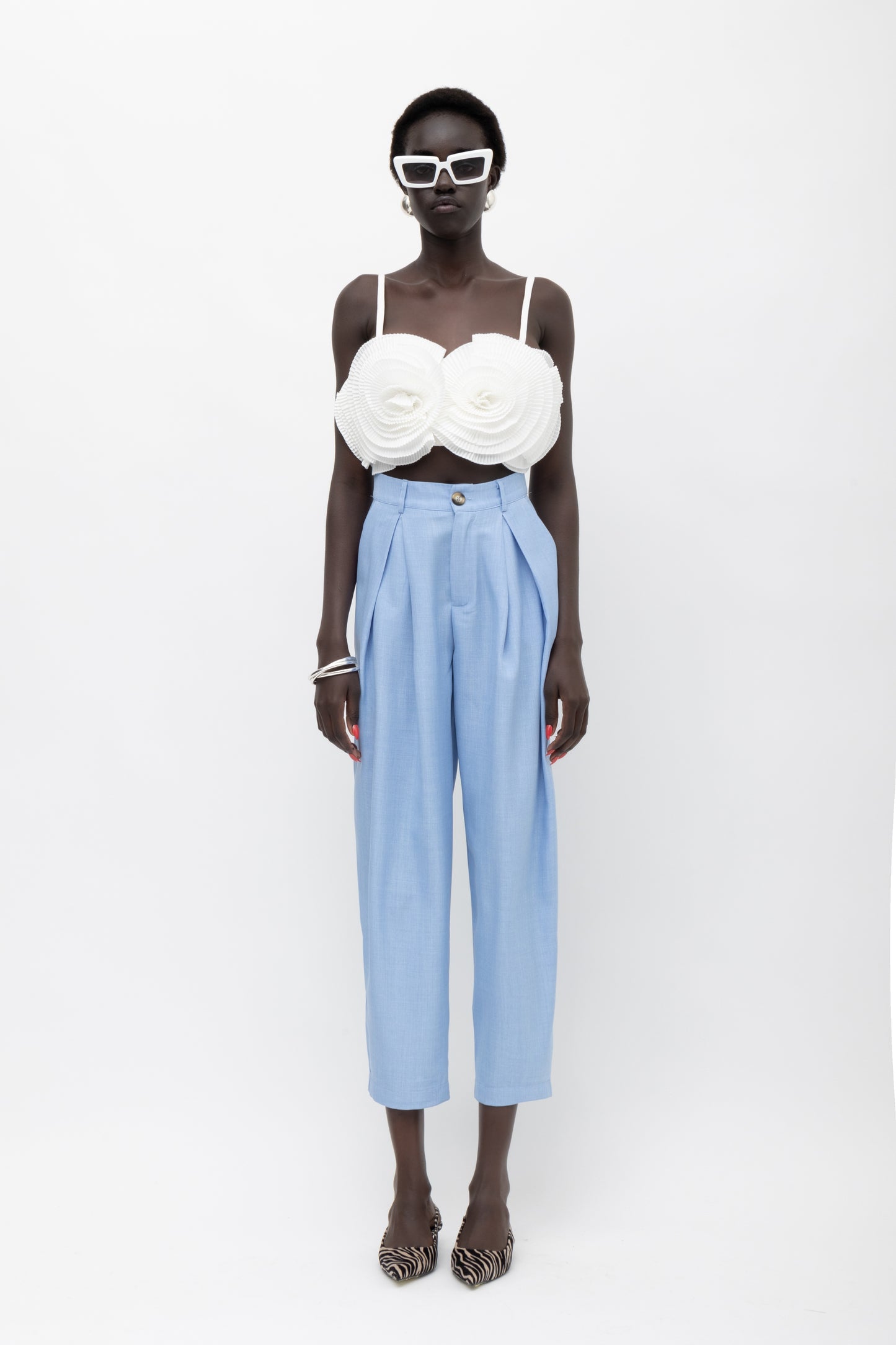 MALLORY NULU LIGHT BLUE PANTS