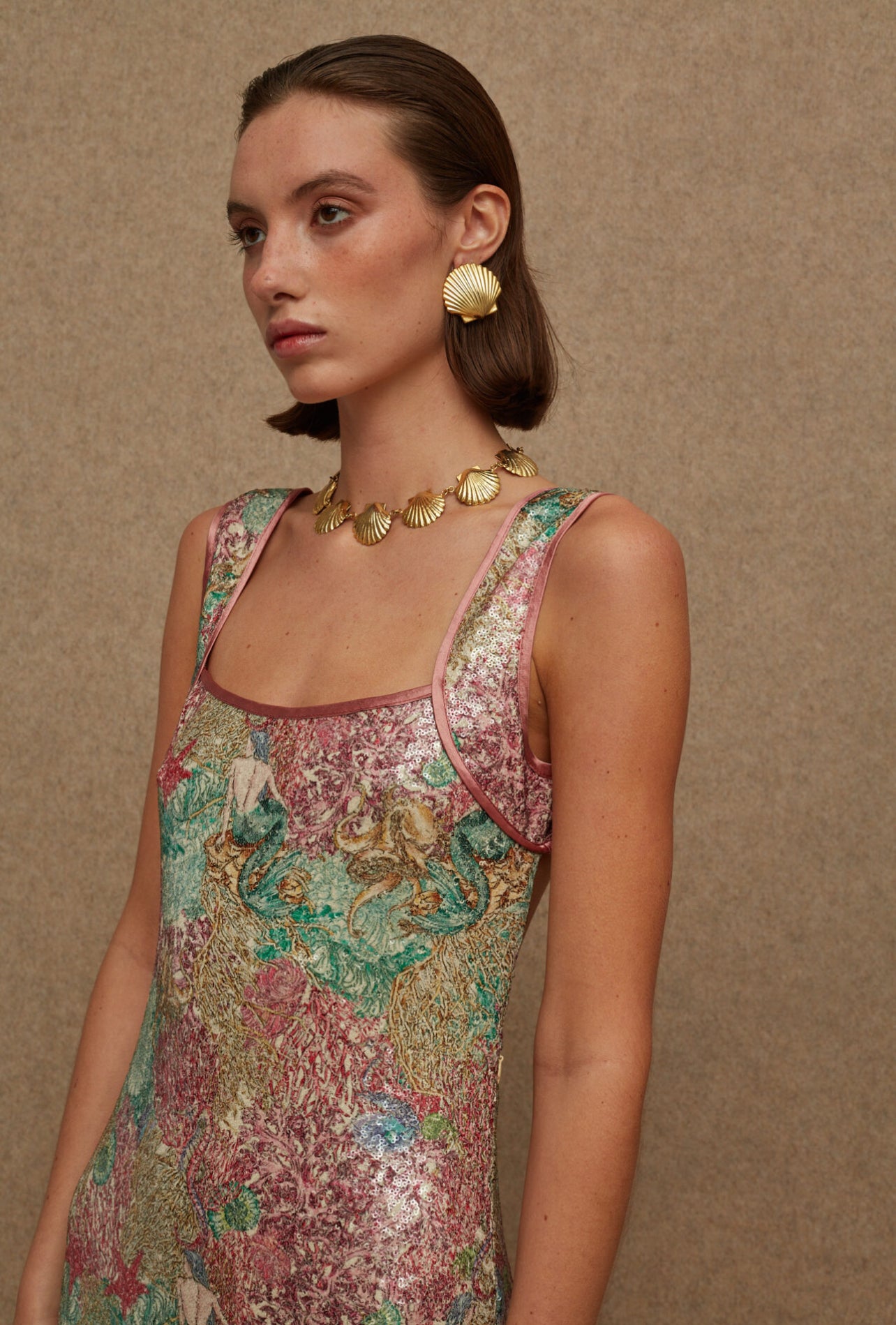 LA CHAINE PATHOS DRESS MERMAID MAXI
