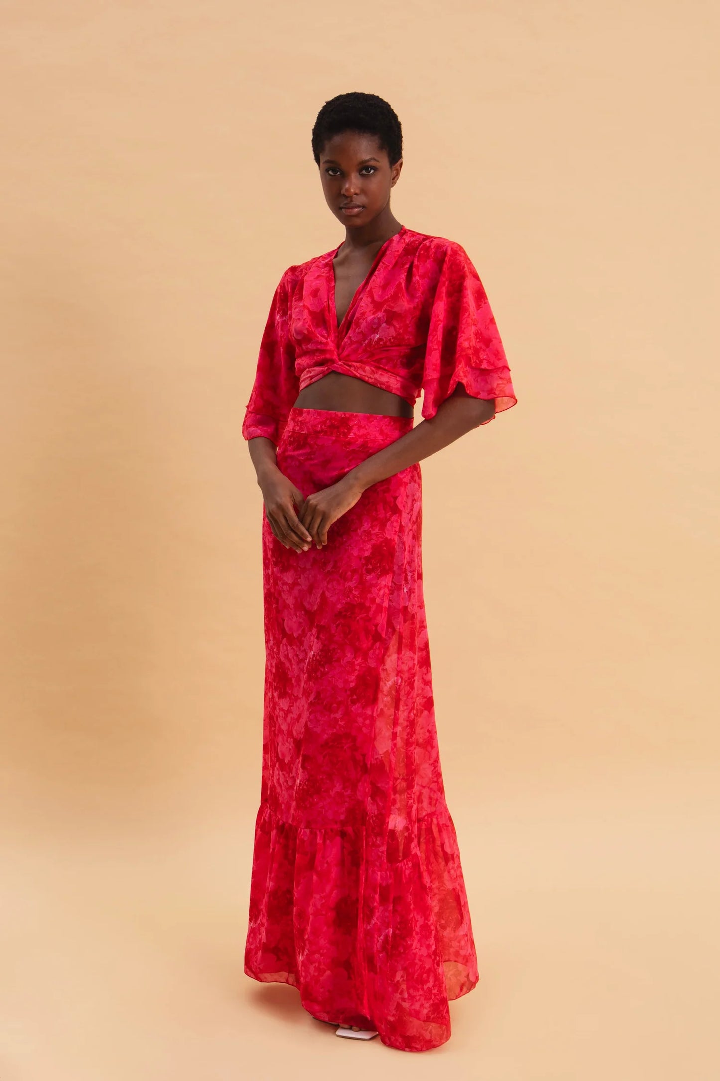 EVELEYA RUBY ROSE WRAP TOP