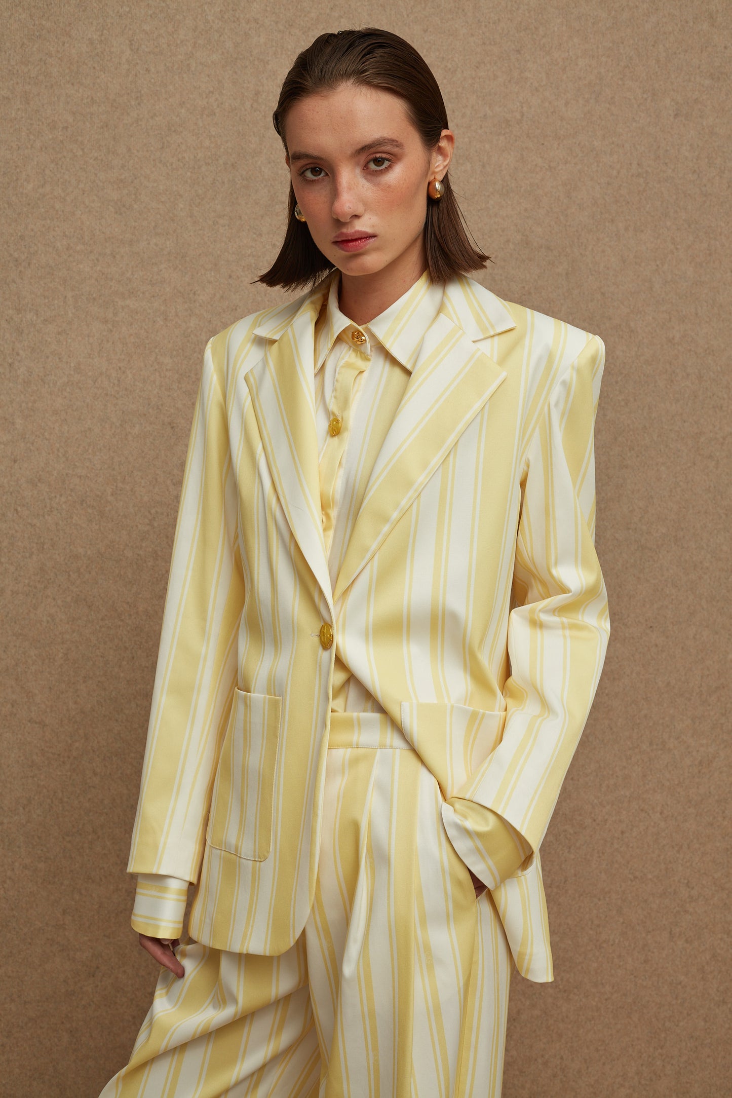 LA CHAINE KARMA BLAZER YELLOW