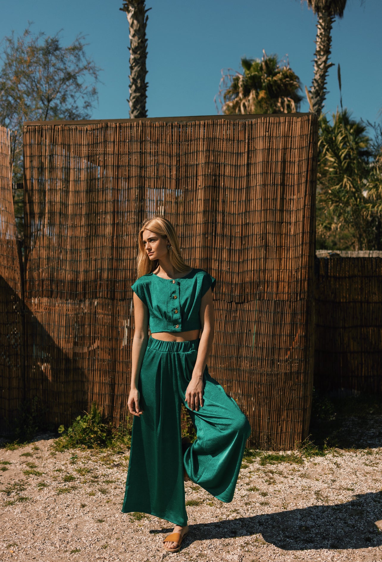 AITHERAS TAHITI CROPPED SHIRT