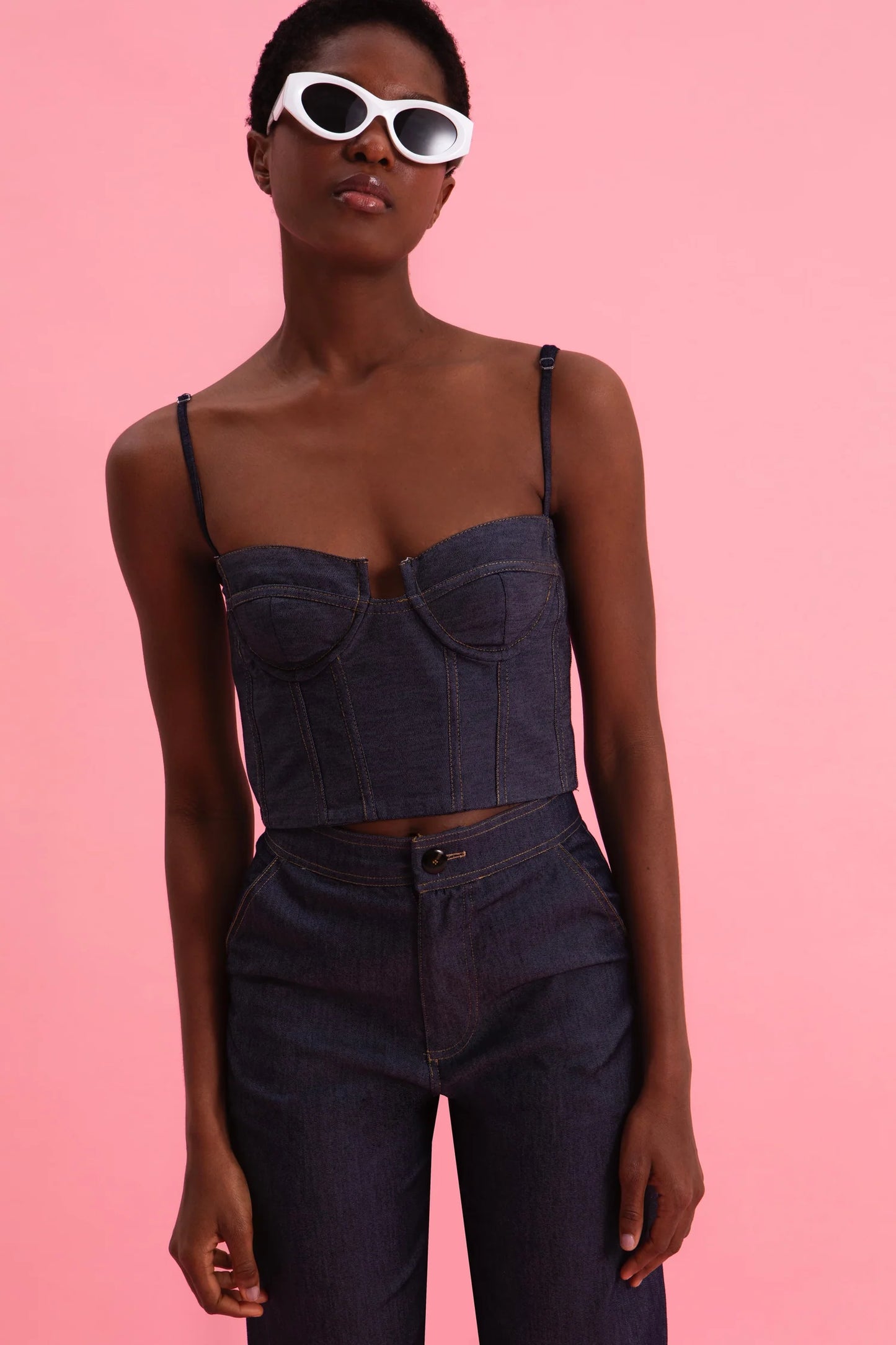 EVELEYA NIGHTFALL DENIM PANTA