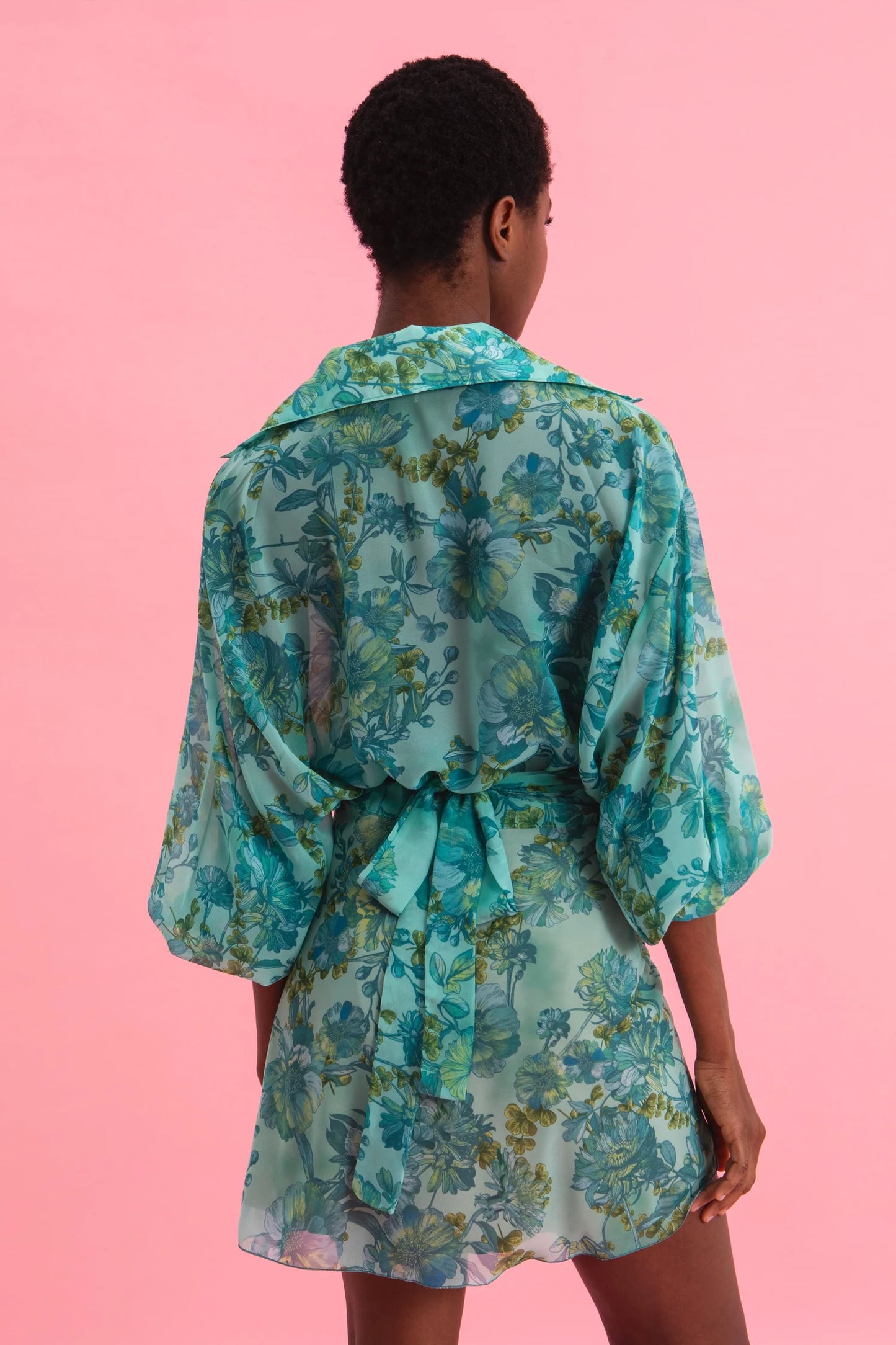 EVELEYA BOTANICAL BREEZE OVERSIZED SHIRT