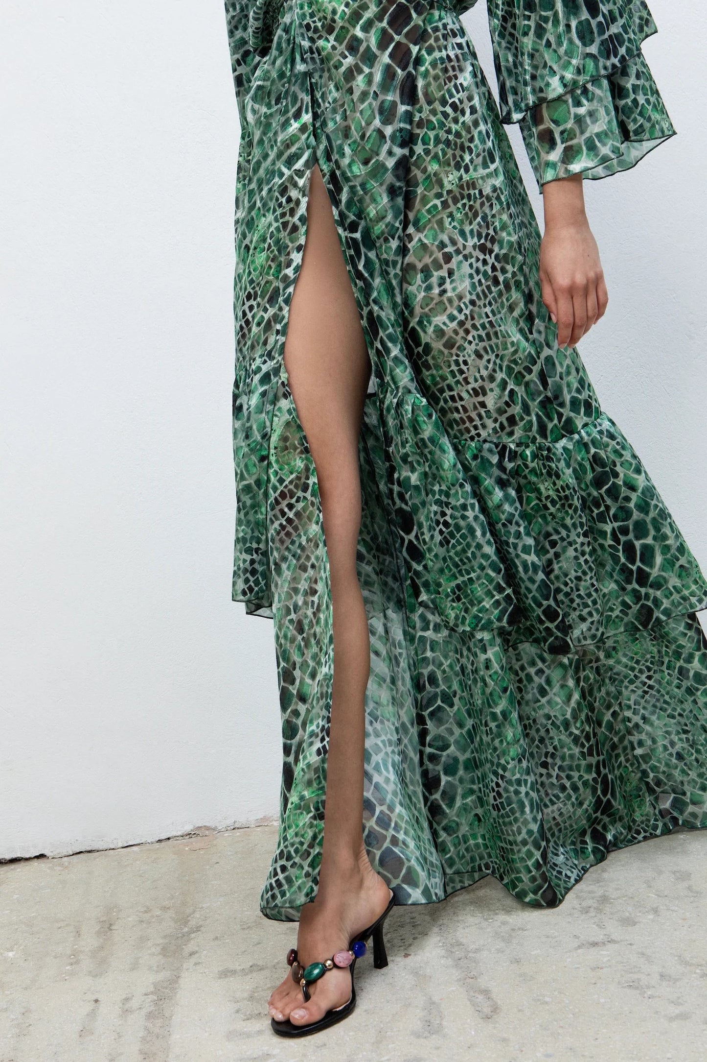 EVELEYA COBRA POLYMORPHIC KIMONO DRESS