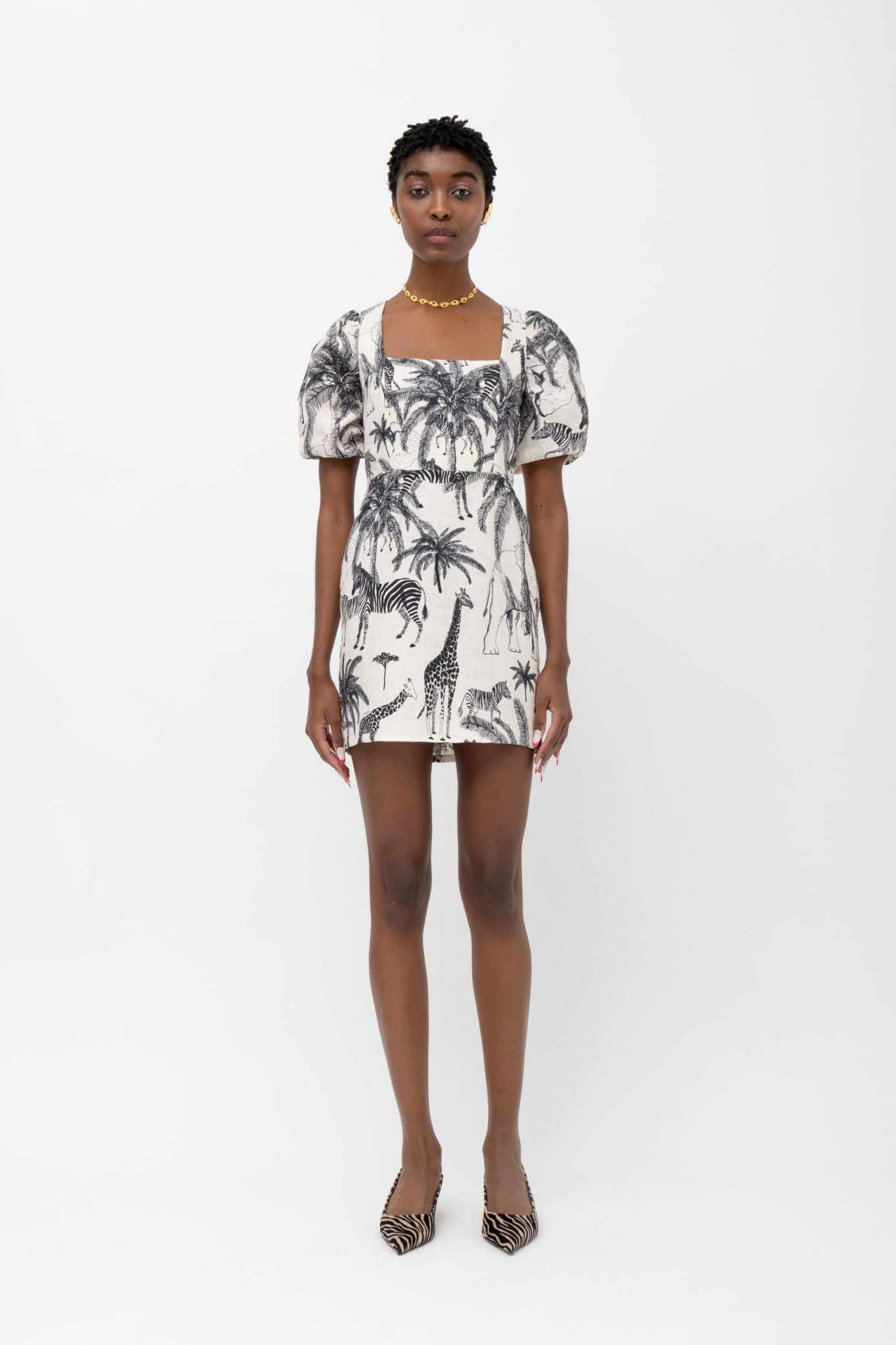 MALLORY MIRAGE B&W DRESS