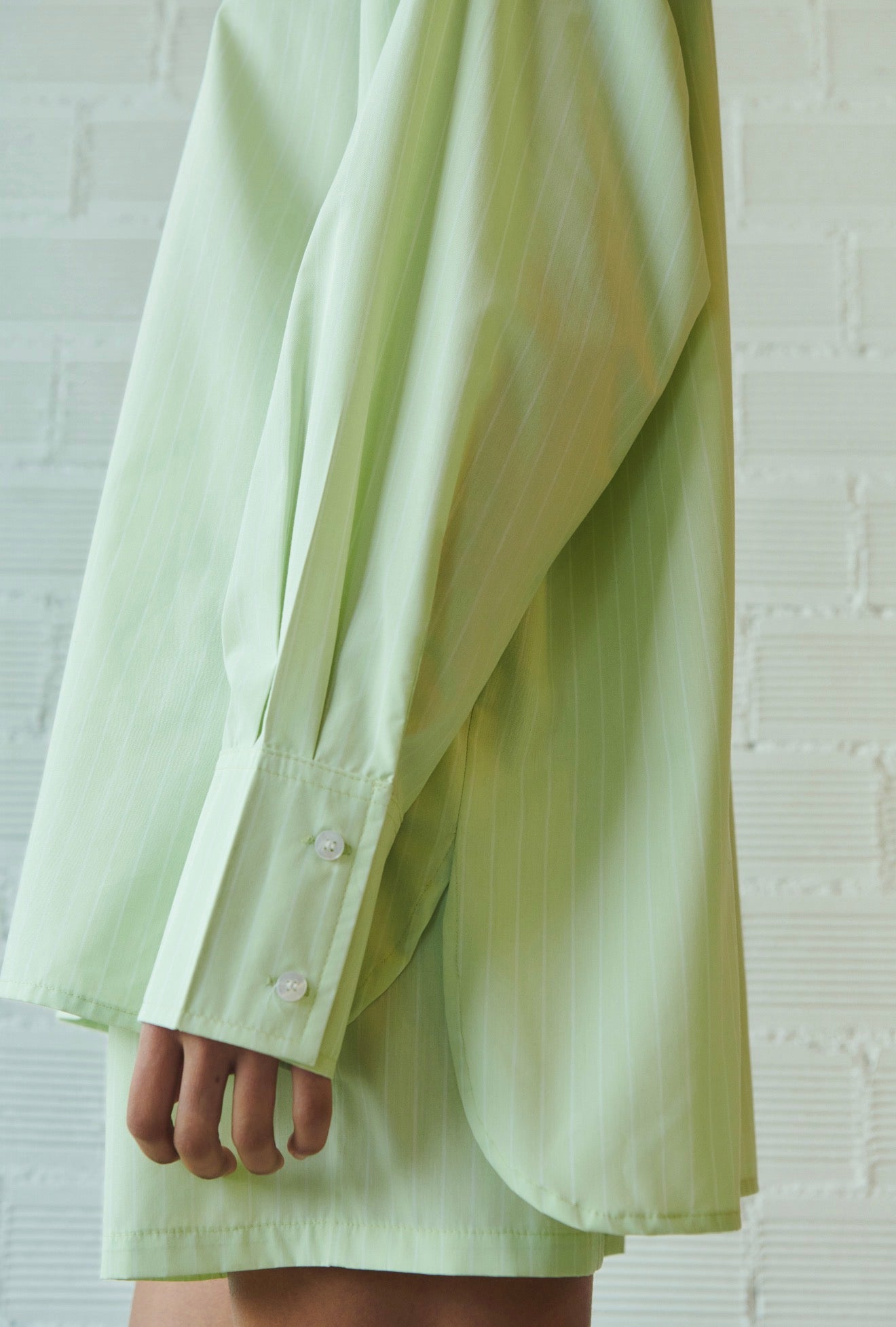 COMBOS SHIRT STRIPED PHISTACHIO