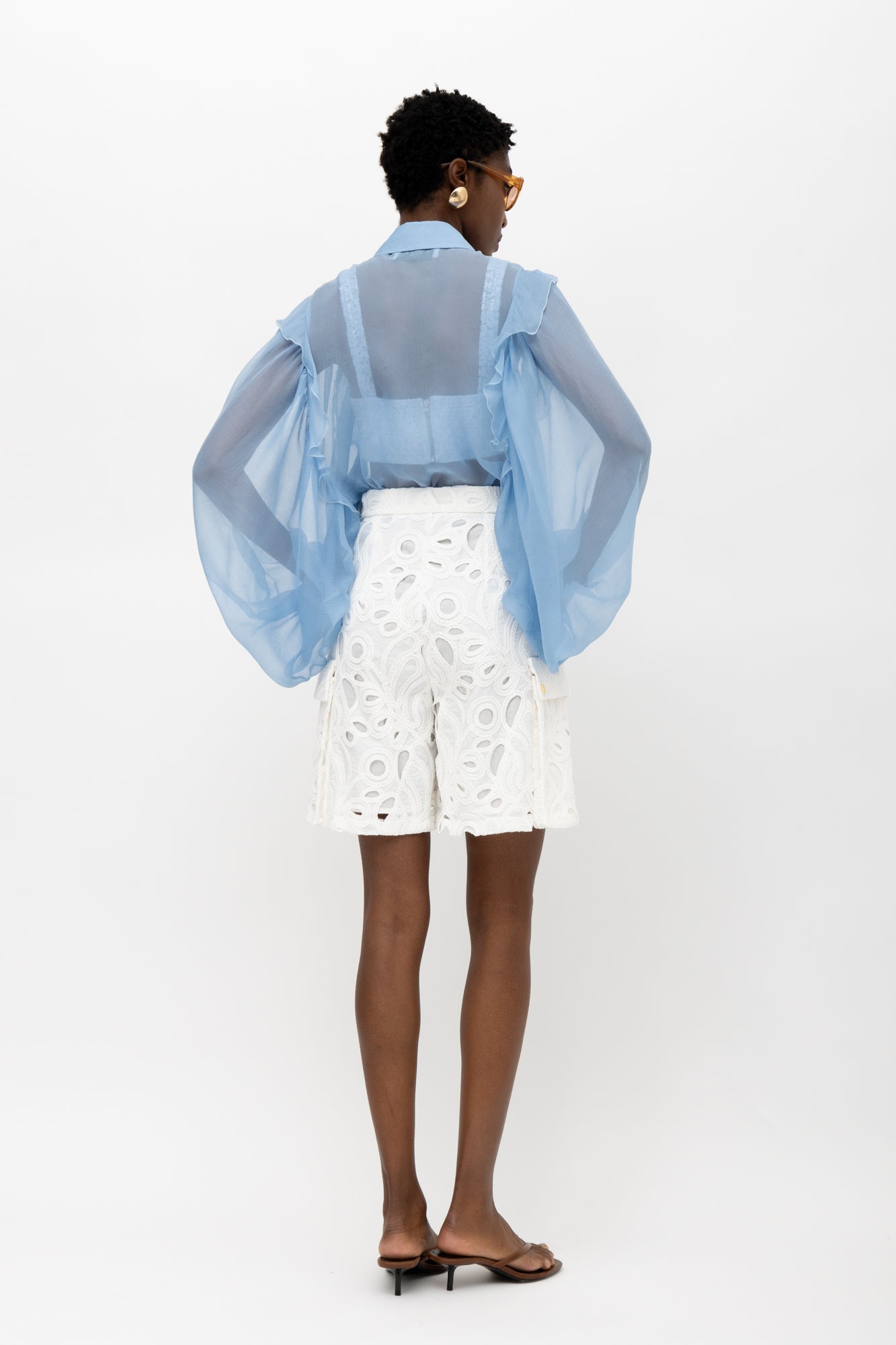 MALLORY IMARA SHORTS WHITE