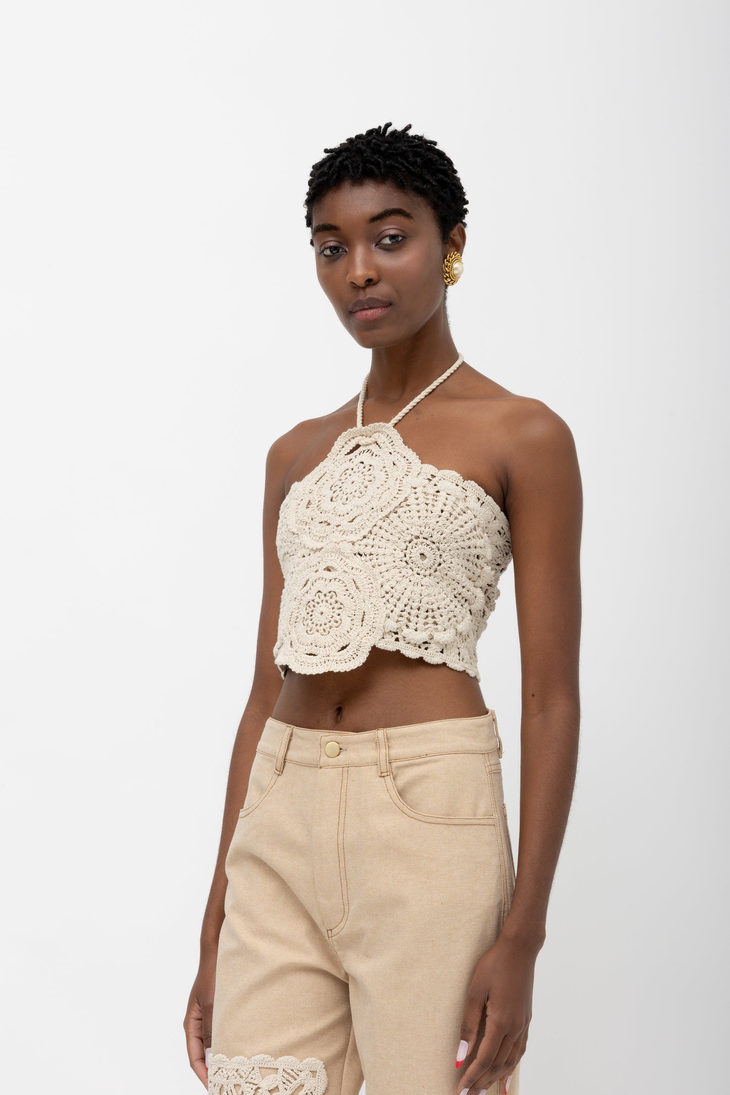 MALLORY AMANI BEIGE TOP