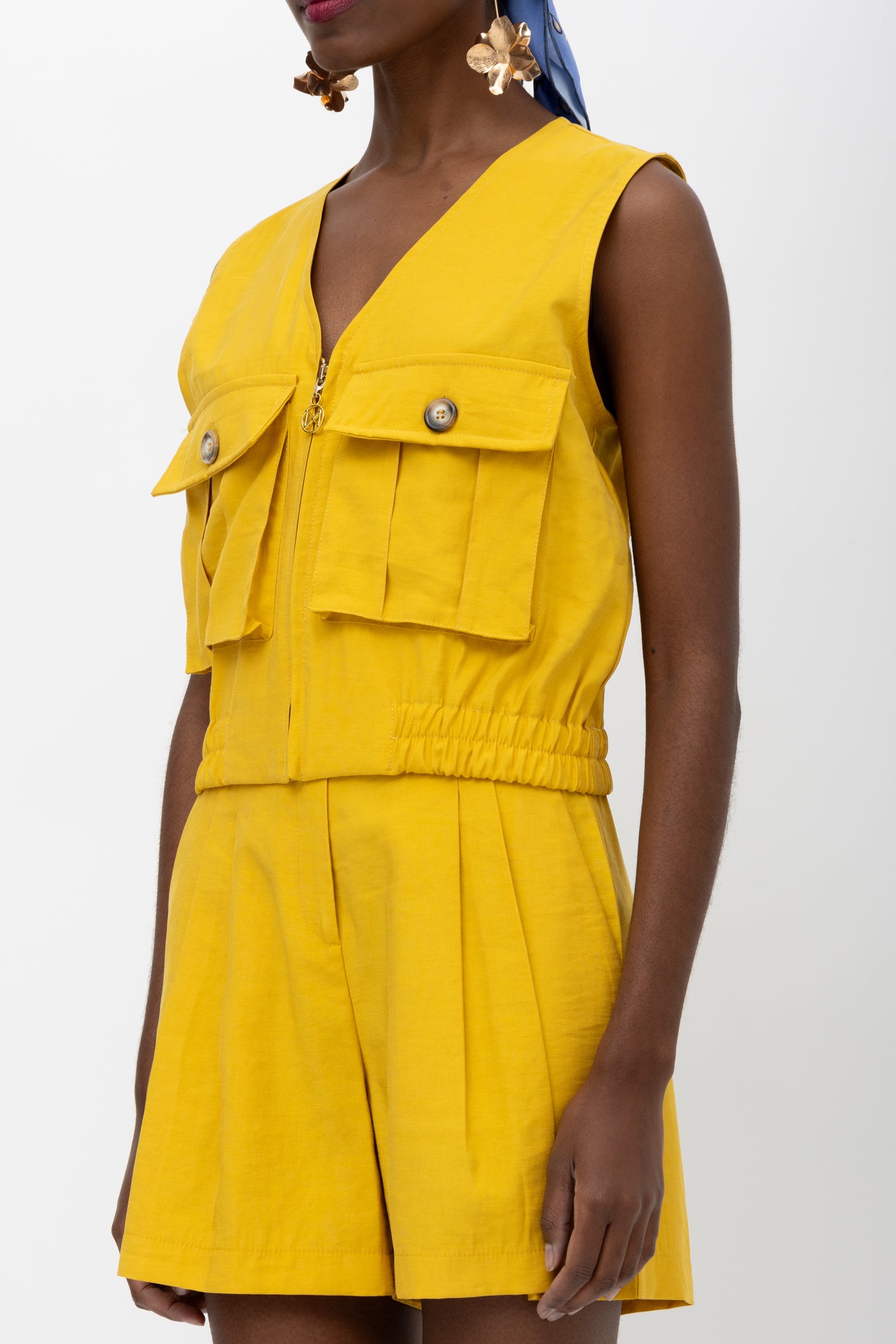 MALLORY LUANDA YELLOW SHORTS
