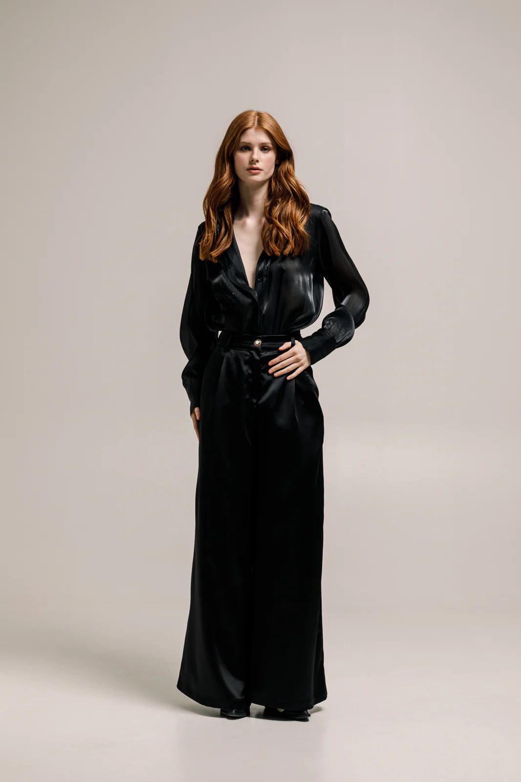 OLINA SHIRT BLACK THE JERKINS