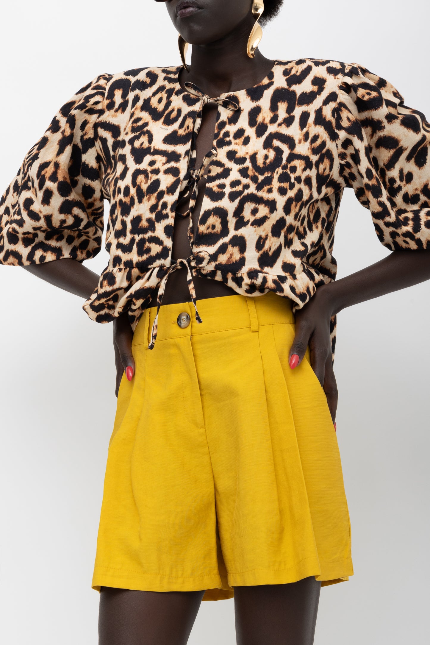 MALLORY LUANDA YELLOW SHORTS