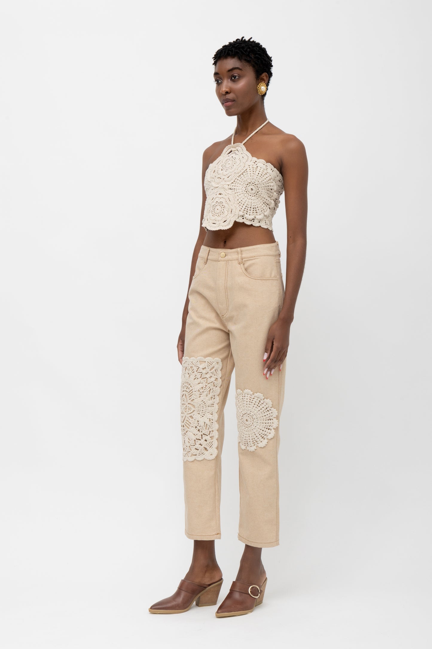 MALLORY AMANI BEIGE TOP