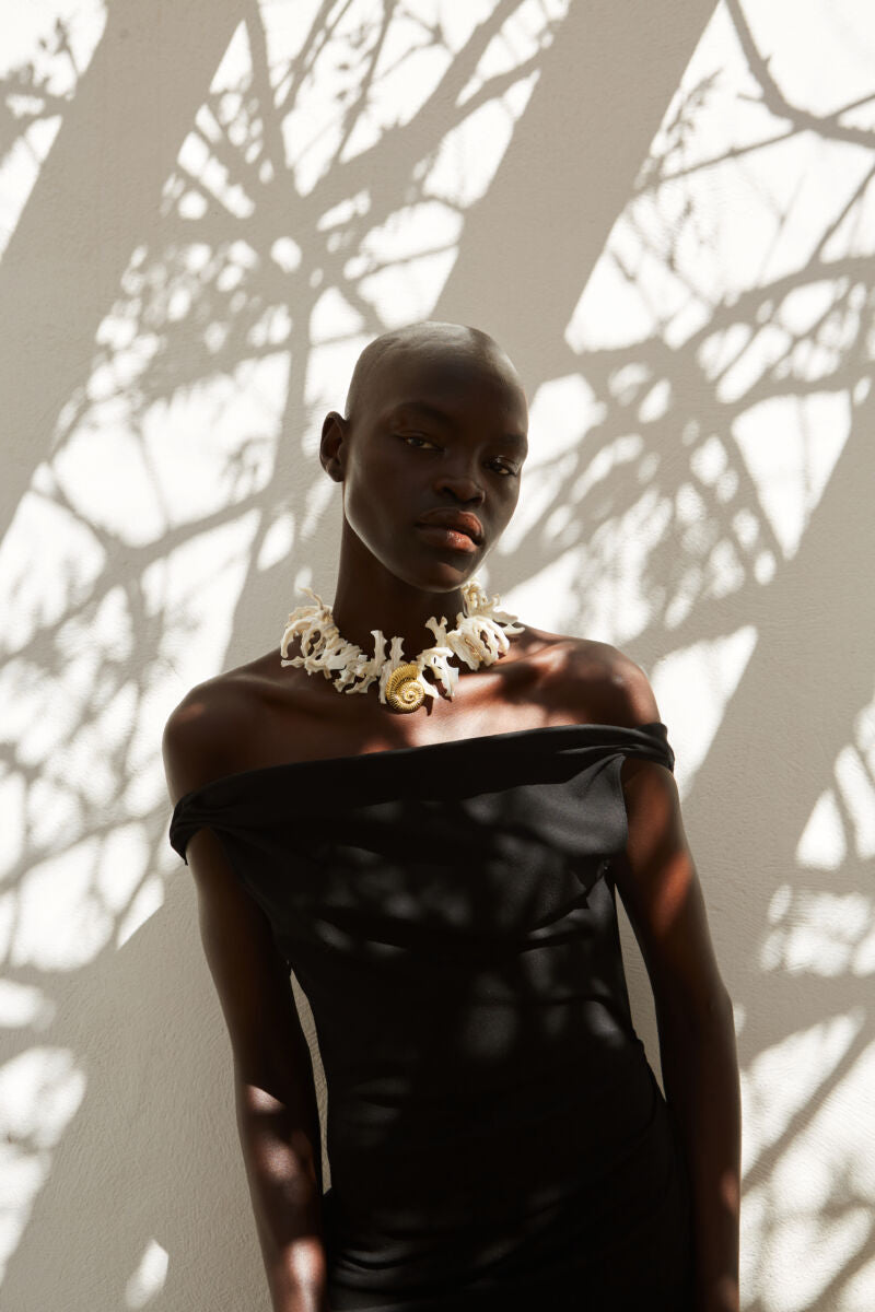 CORALLIUM NECKLACE WHITE DESPERATE JEWELLERY