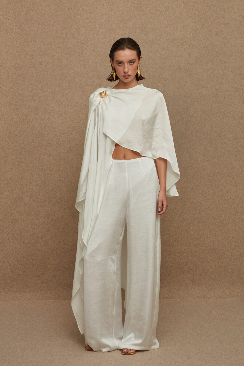 LA CHAINE MINOAS PANTS WHITE