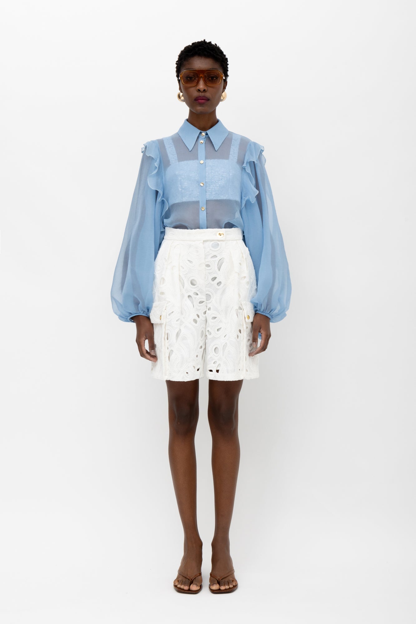 MALLORY IMARA SHORTS WHITE
