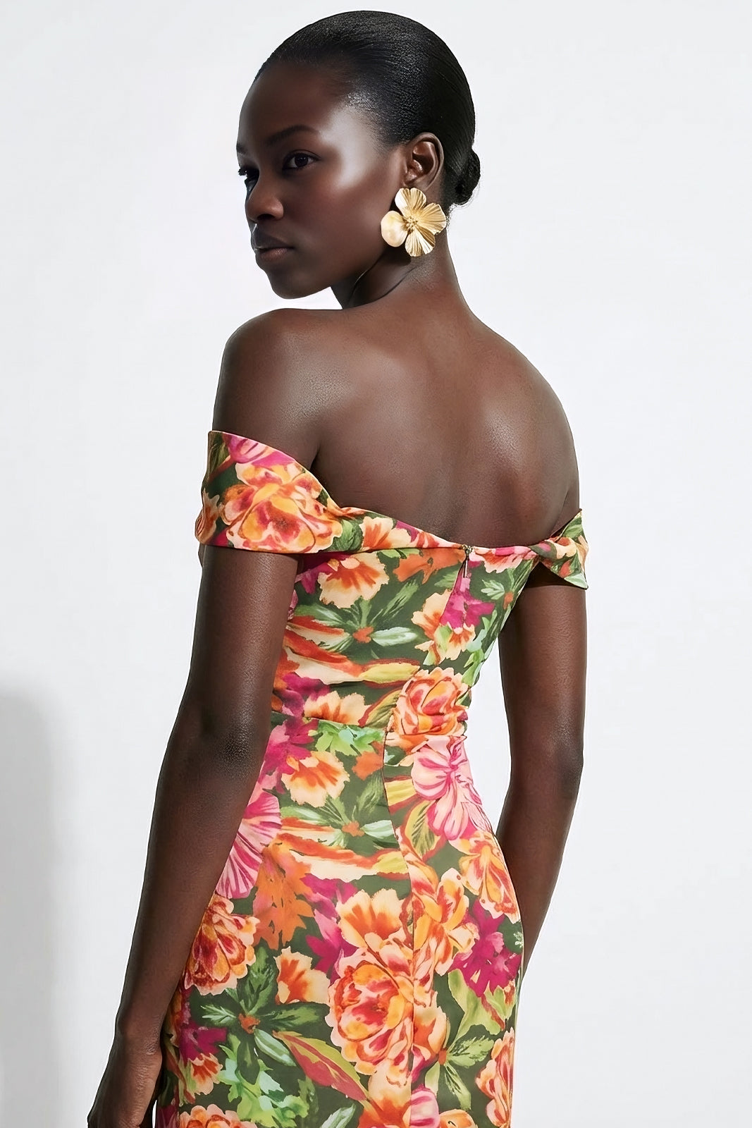 MALLORY CLUB COLADA FLORAL DRESS