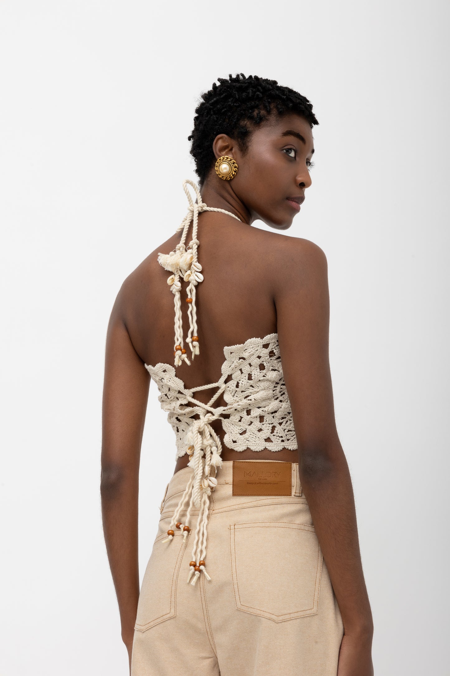 MALLORY AMANI BEIGE TOP
