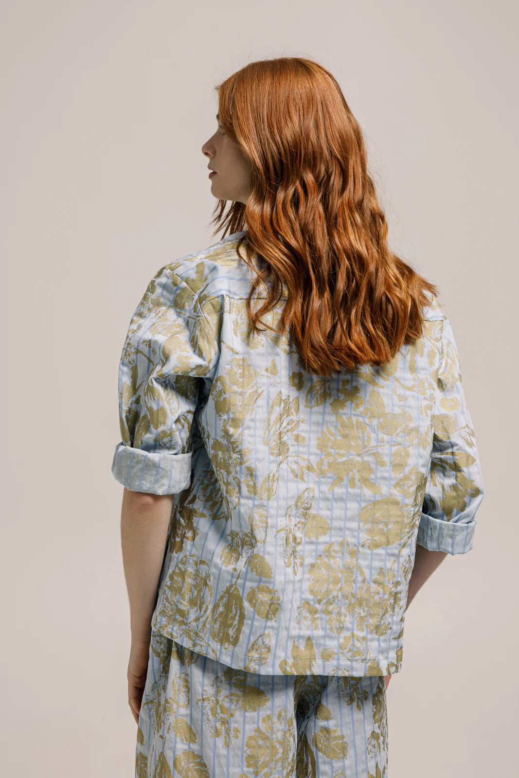 ACHACK SHIRT PRINTED LIGHT BLUE