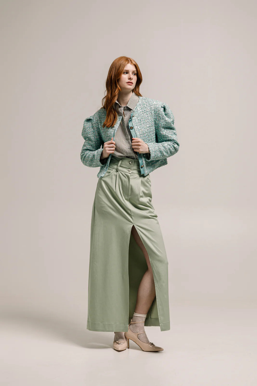 NADRA SKIRT MINT THE JERKINS
