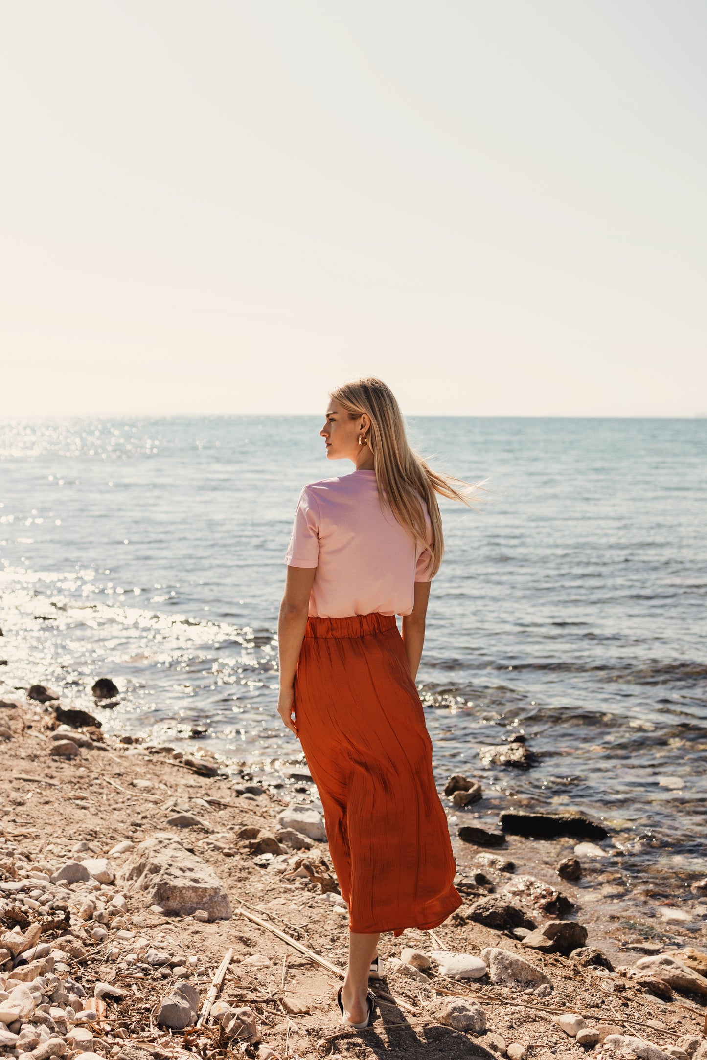 AITHERAS ITHAKI T-SHIRT PINK TEE