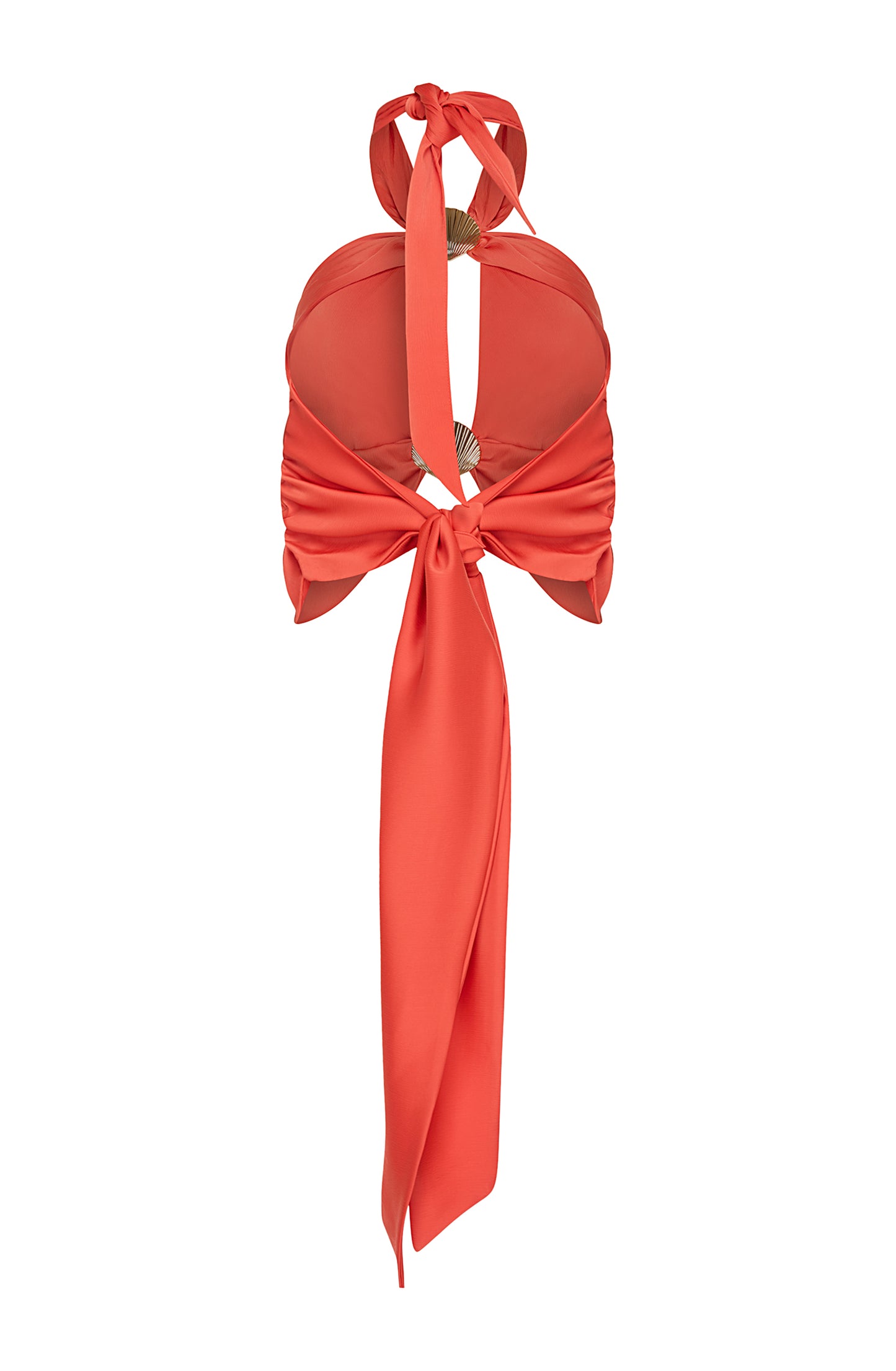 LA CHAINE THE PEARL BUSTIER WATERMELON