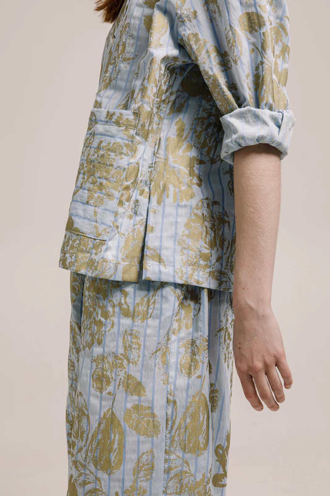 ACHACK SHIRT PRINTED LIGHT BLUE
