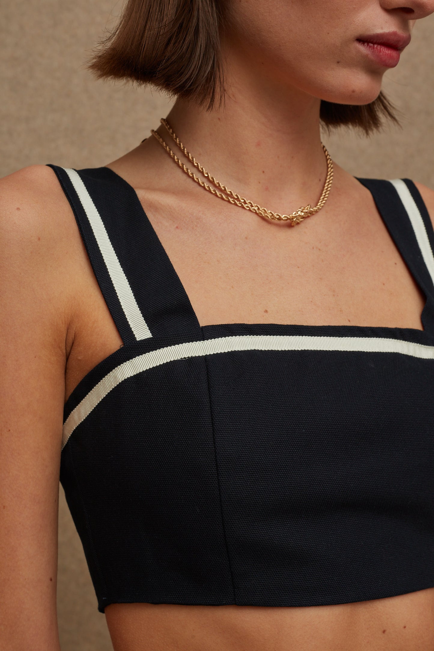 LA CHAINE PARELTHON TOP BLUE