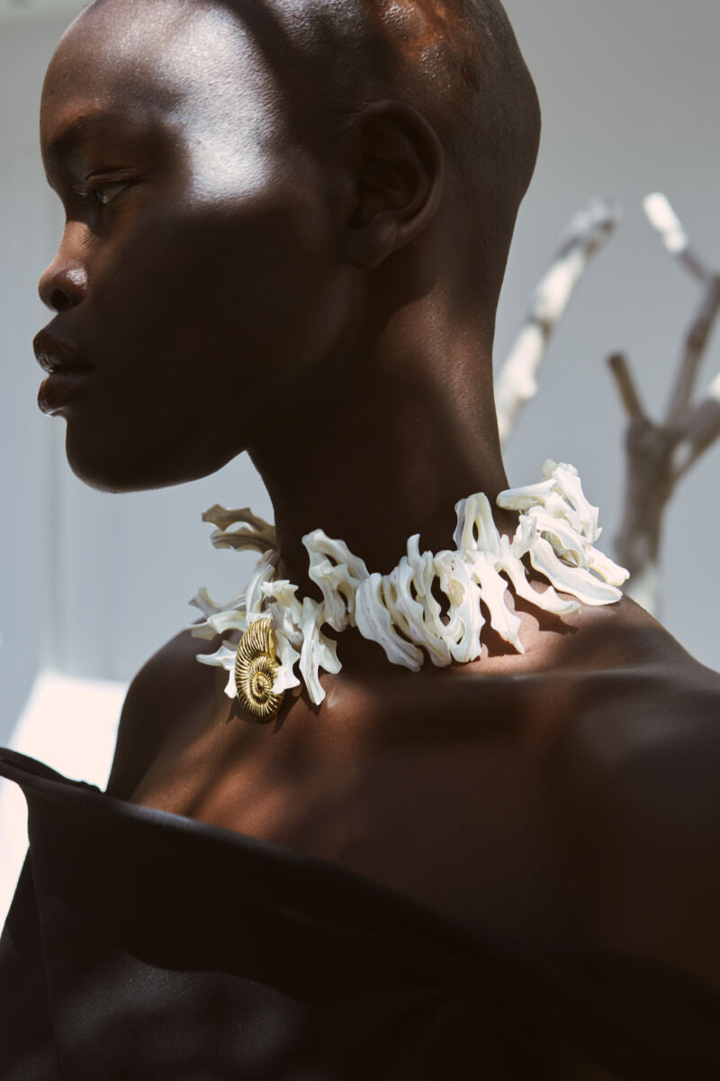 CORALLIUM NECKLACE WHITE DESPERATE JEWELLERY