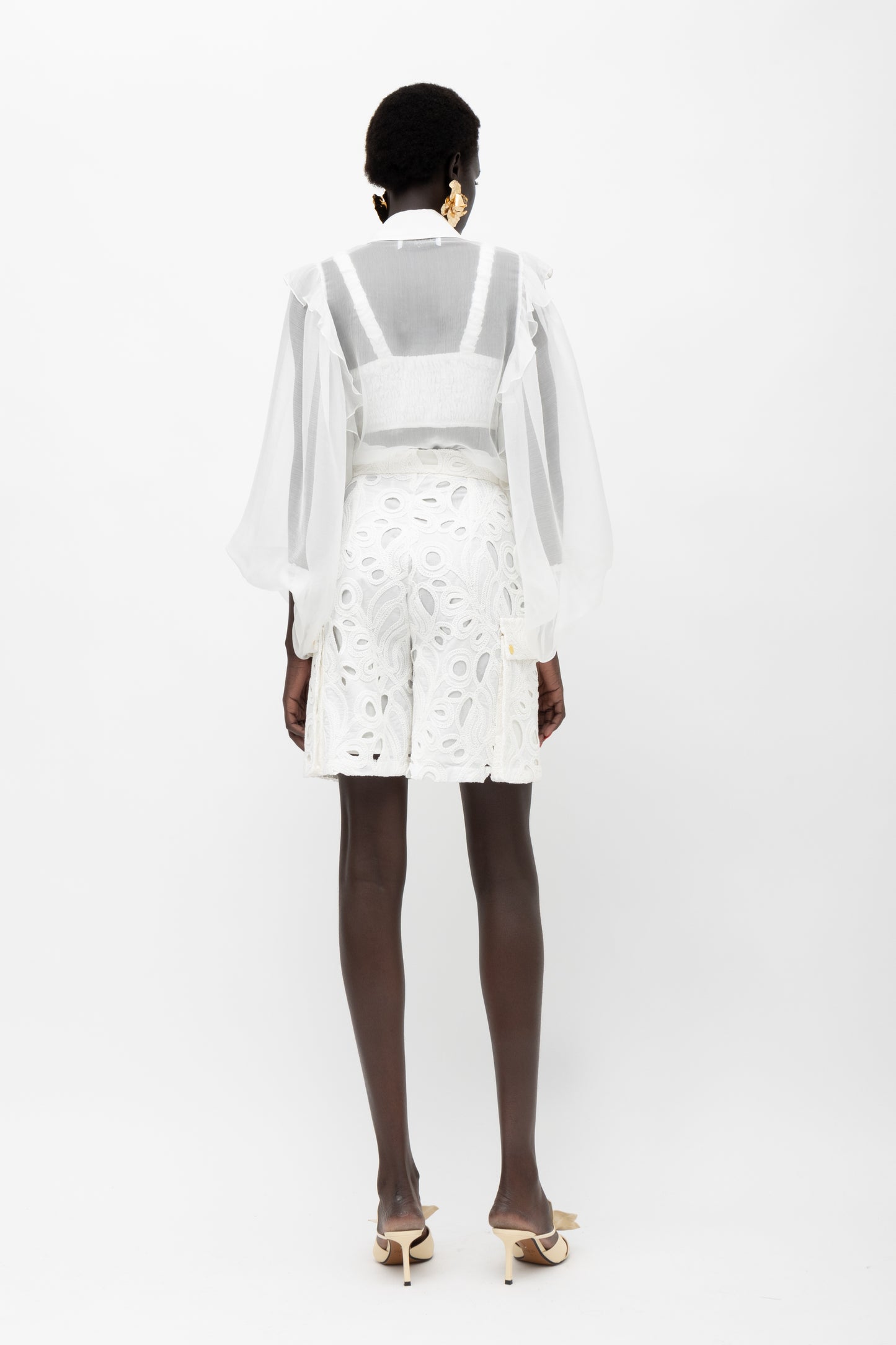 MALLORY IMARA SHORTS WHITE