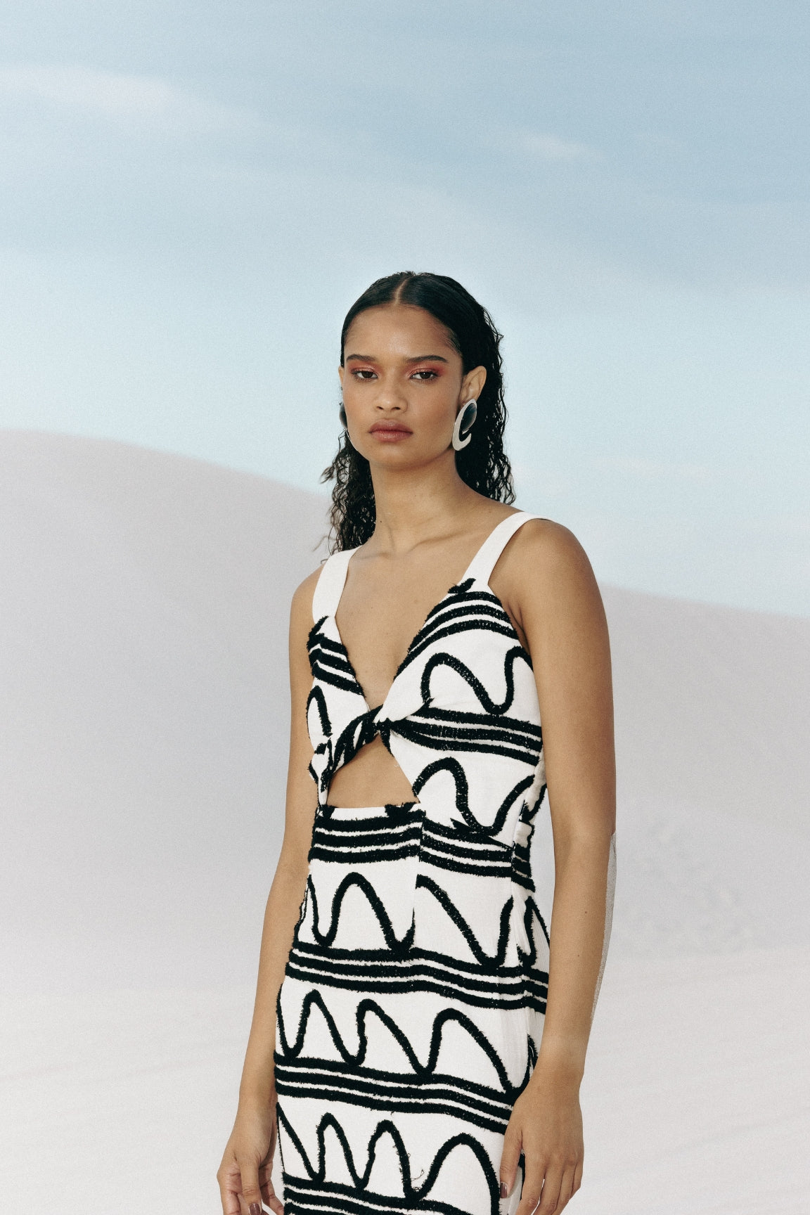 MALLORY KAYA B&W DRESS