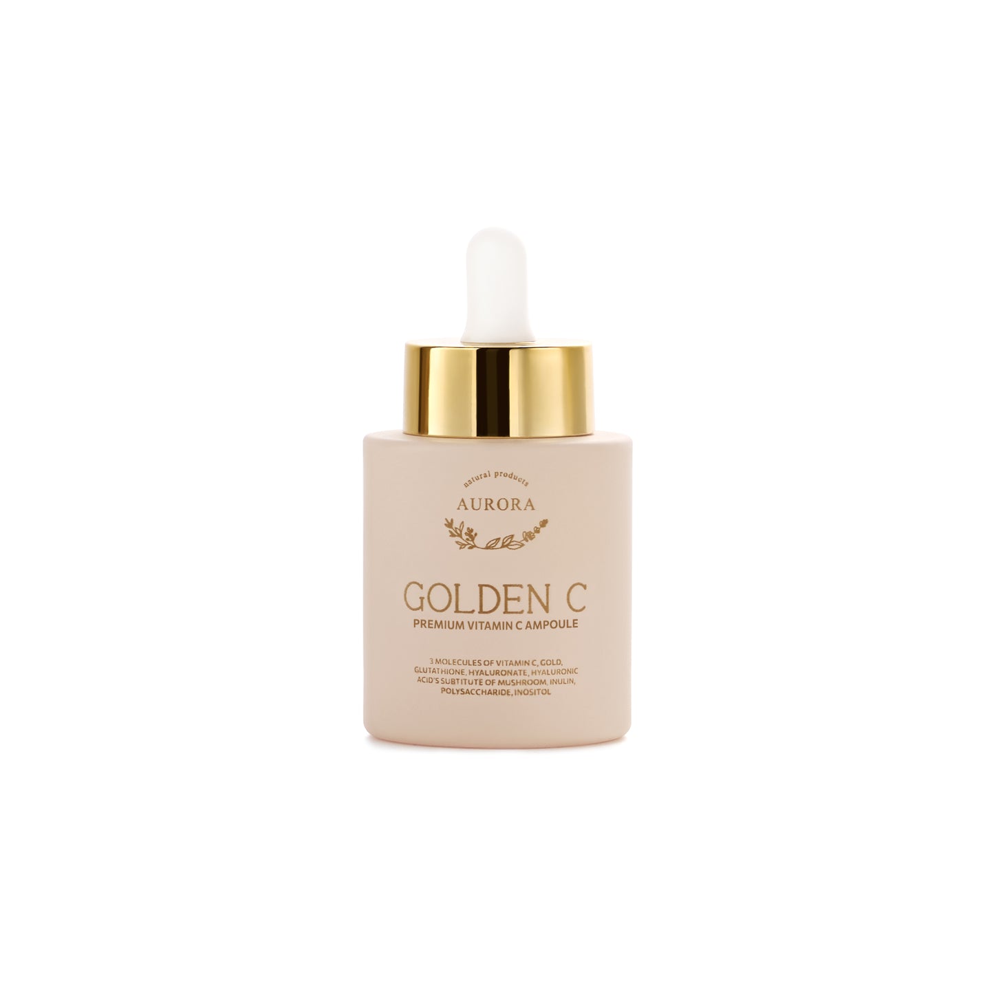 GOLDEN C, Premium Vitamin C Ampoule 30ml AURORA NATURAL COSMETICS