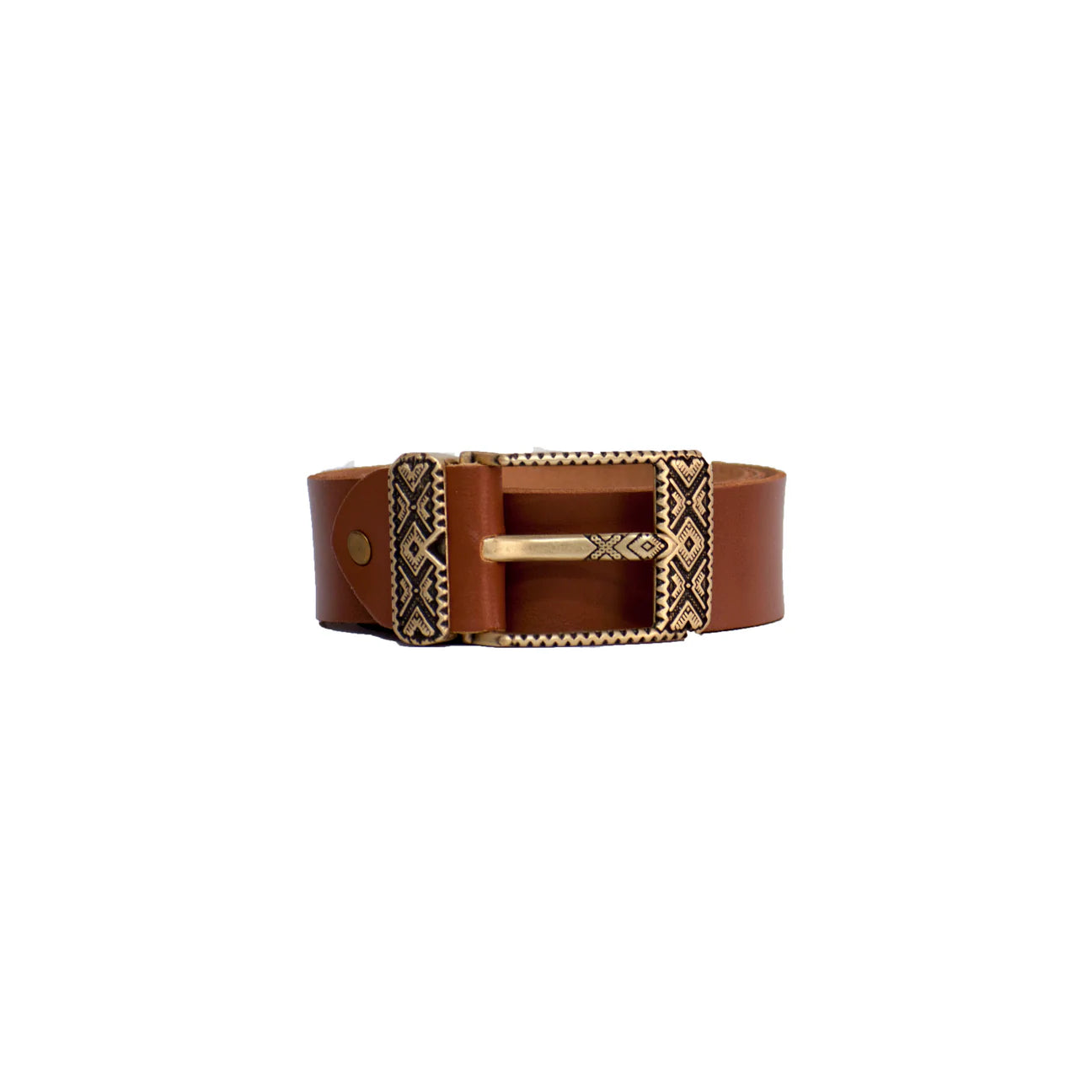 BONENDIS MARY LEATHER BELT TABAC