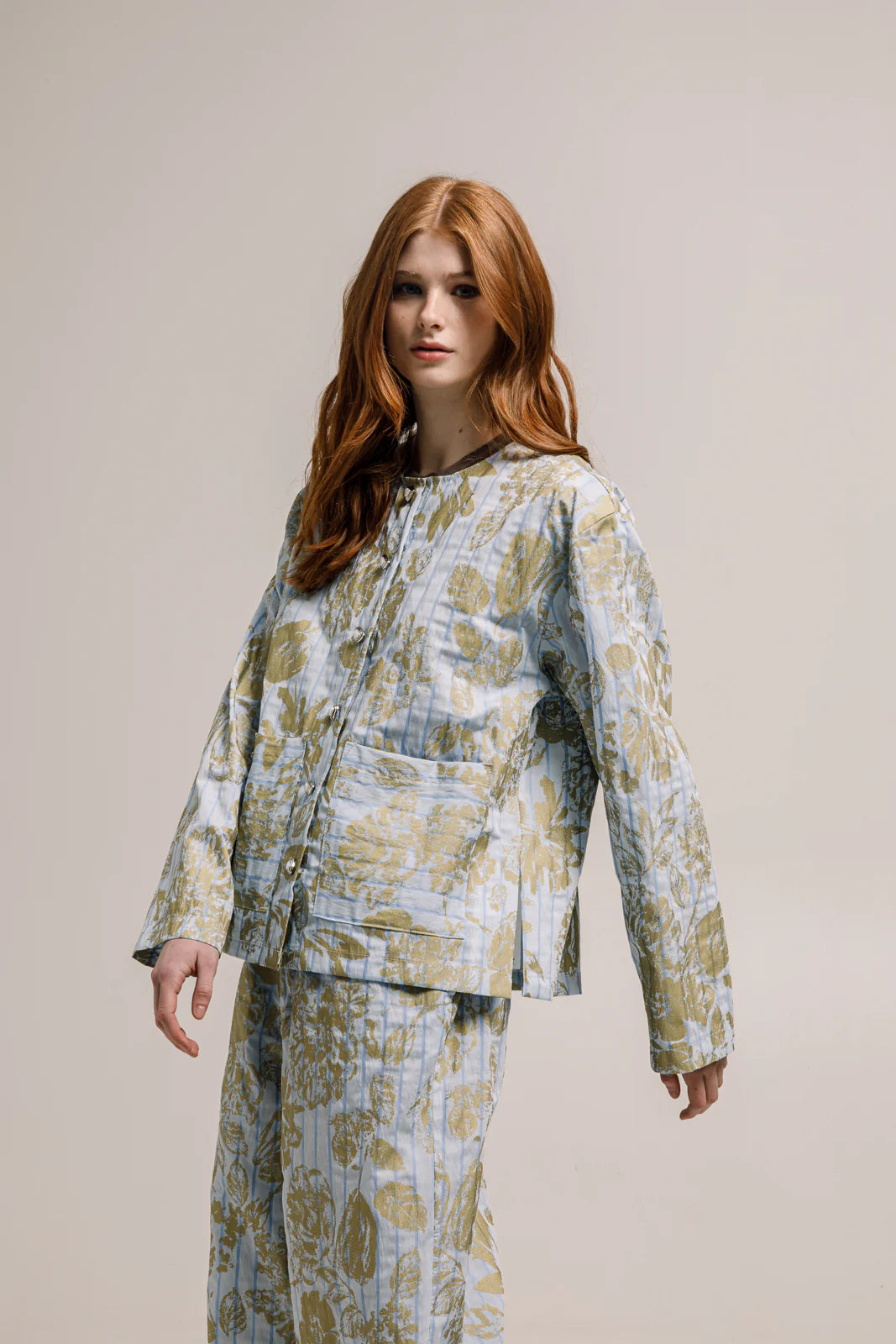 ACHACK SHIRT PRINTED LIGHT BLUE