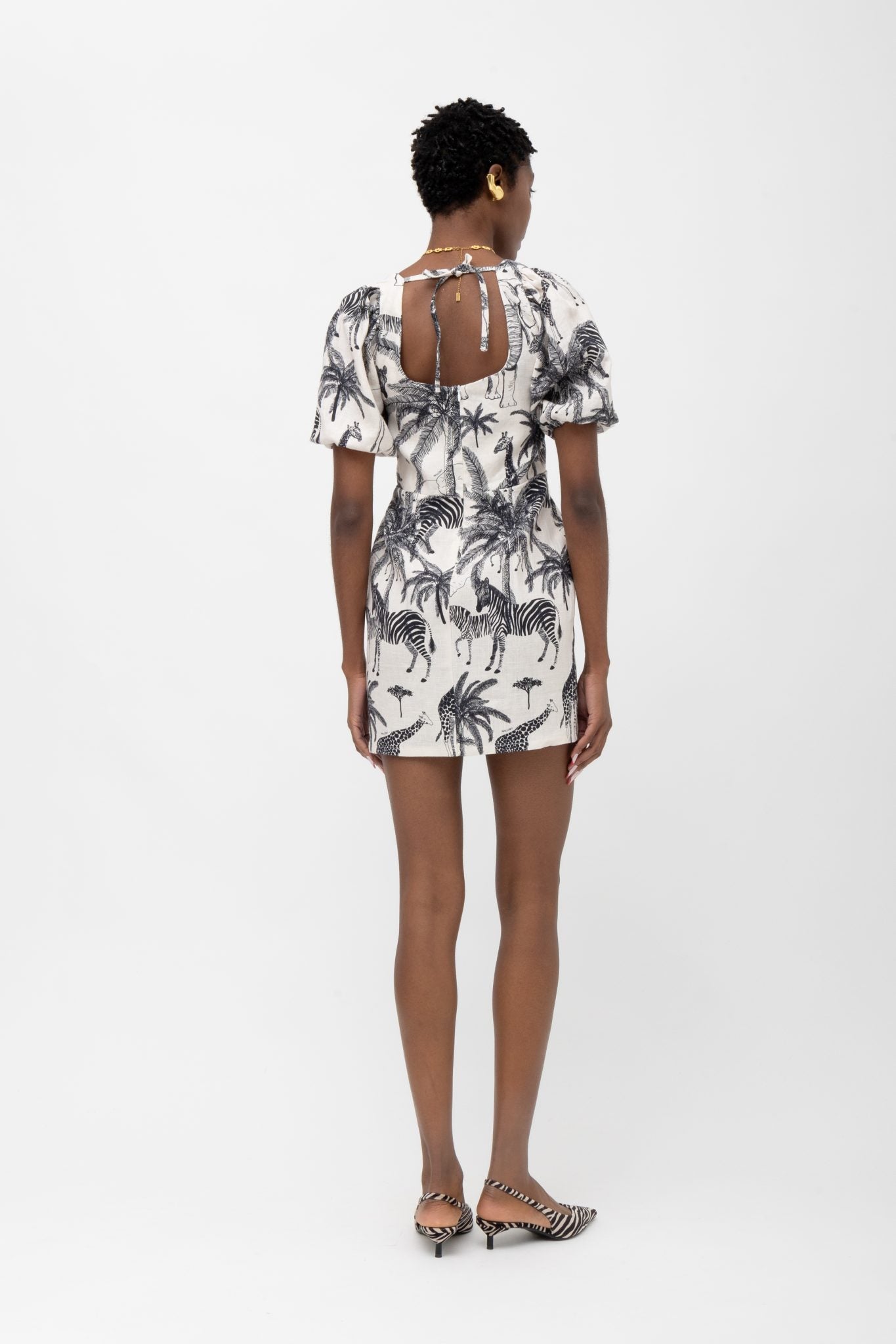 MALLORY MIRAGE B&W DRESS