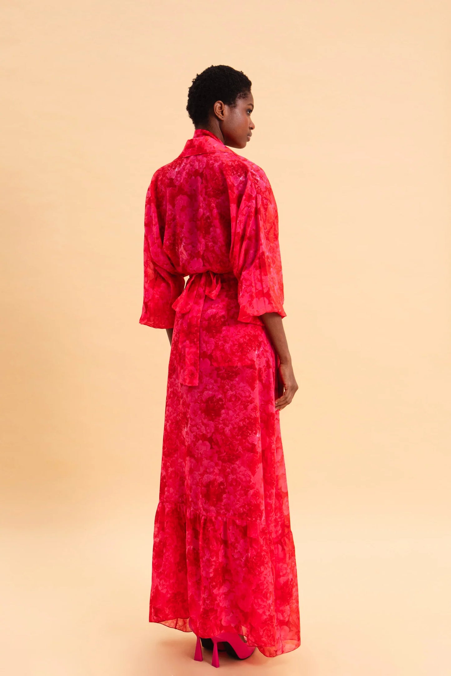 EVELEYA RUBY ROSE WRAP MAXI SKIRT