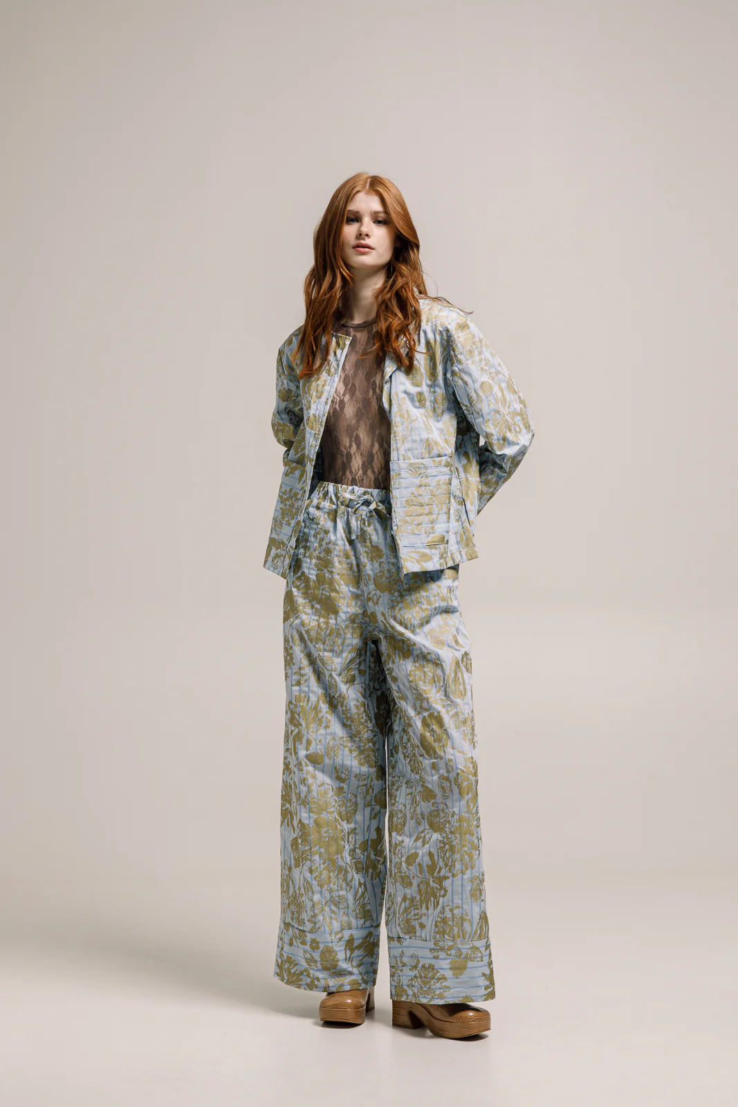 ACHACK SHIRT PRINTED LIGHT BLUE