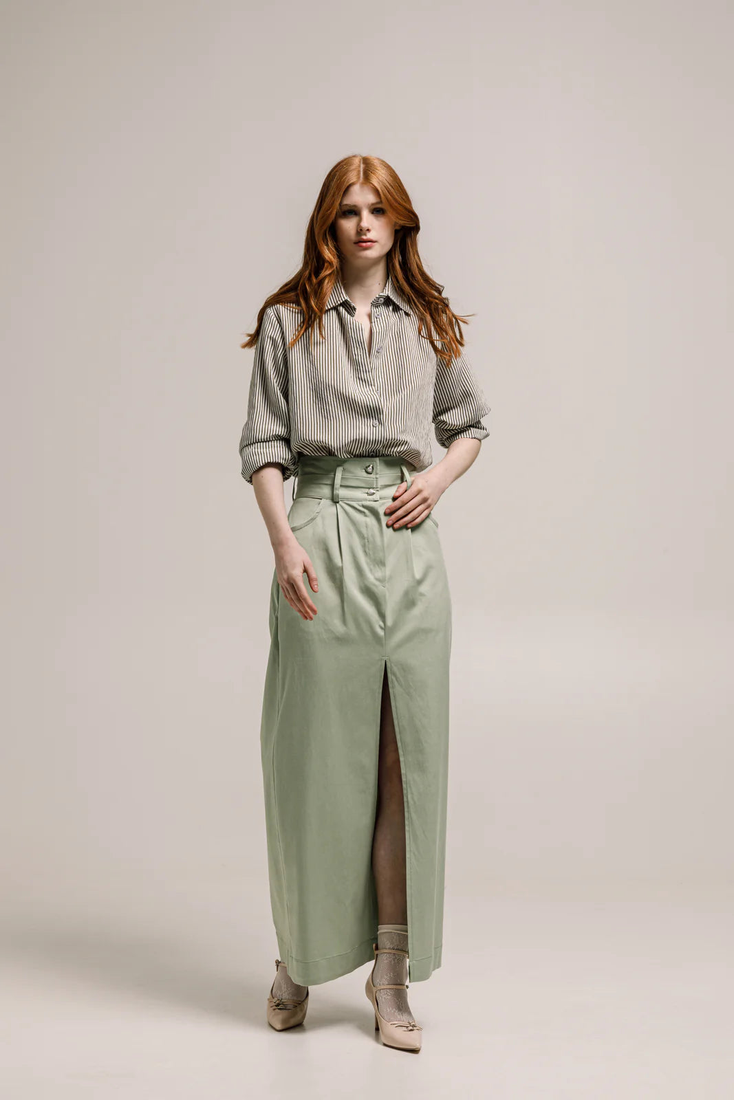 NADRA SKIRT MINT THE JERKINS