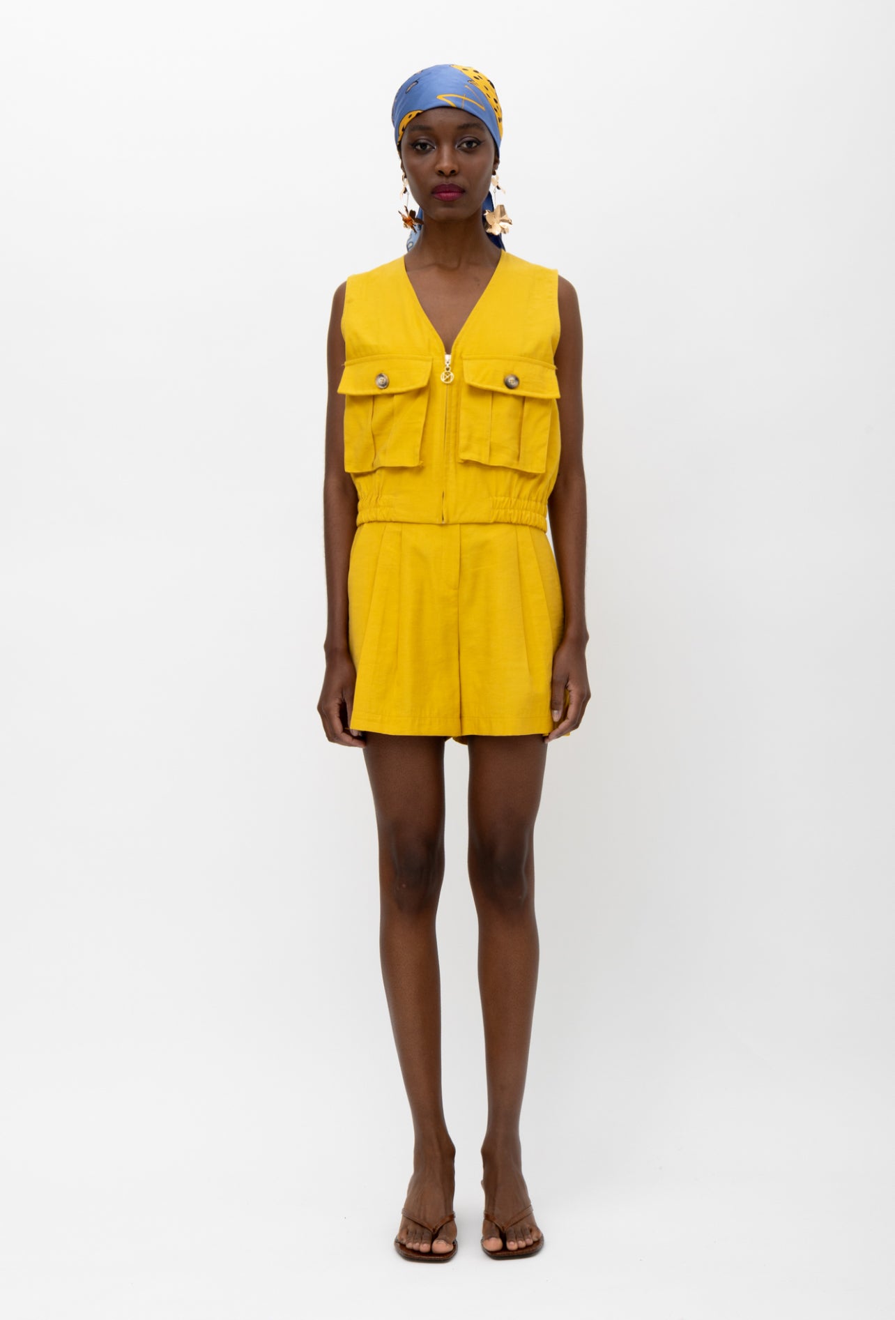 MALLORY LUANDA YELLOW SHORTS