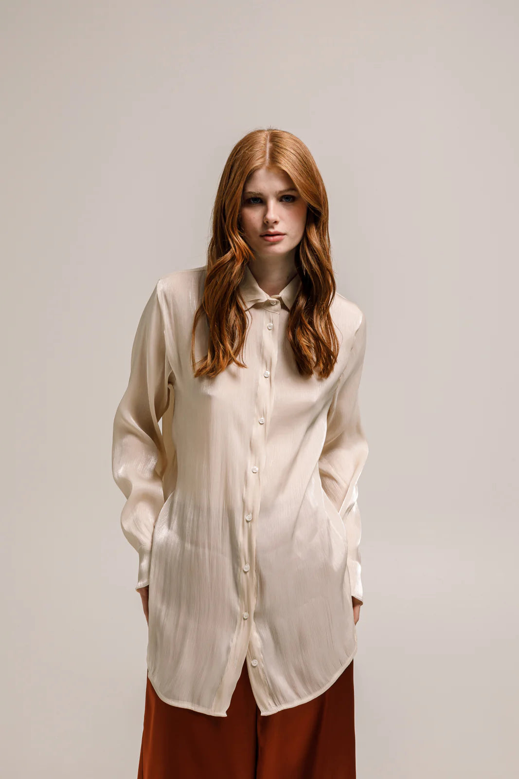OLINA SHIRT CREAM THE JERKINS