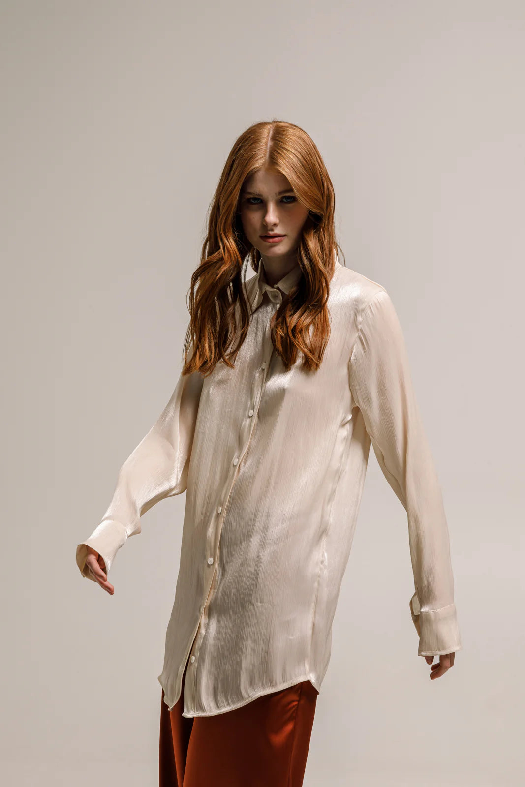 OLINA SHIRT CREAM THE JERKINS