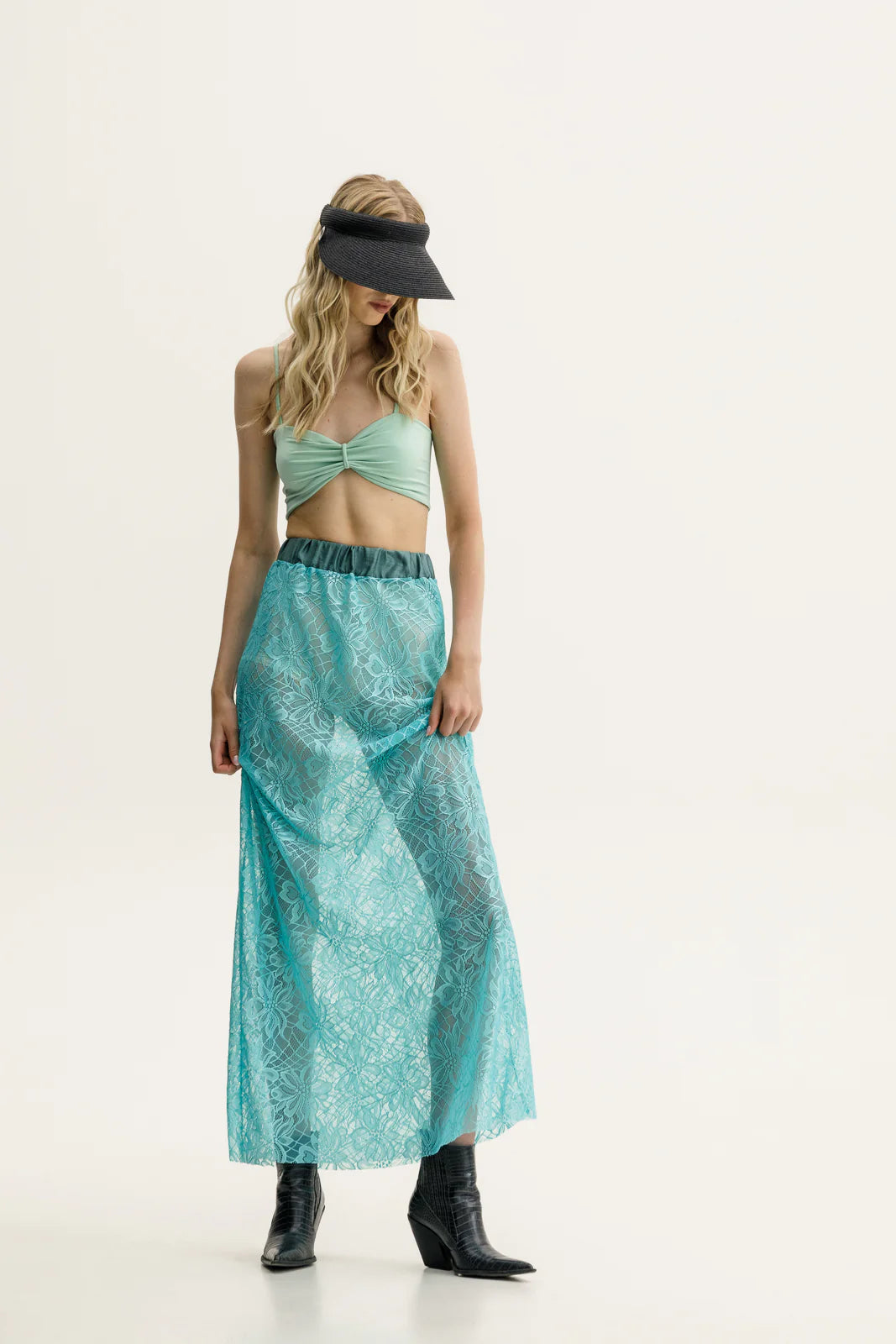 MAKYA SKIRT AQUA BLUE THE JERKINS