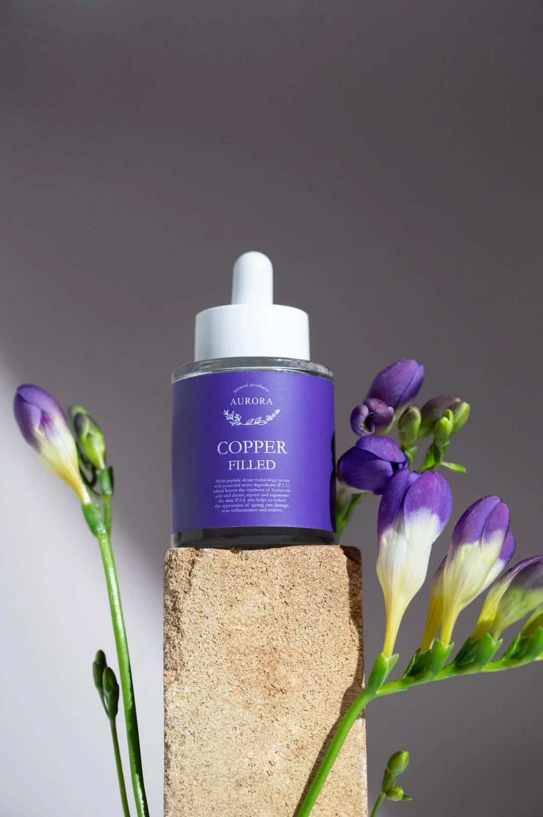 COPPER FILLED FACE SERUM, 30ML AURORA