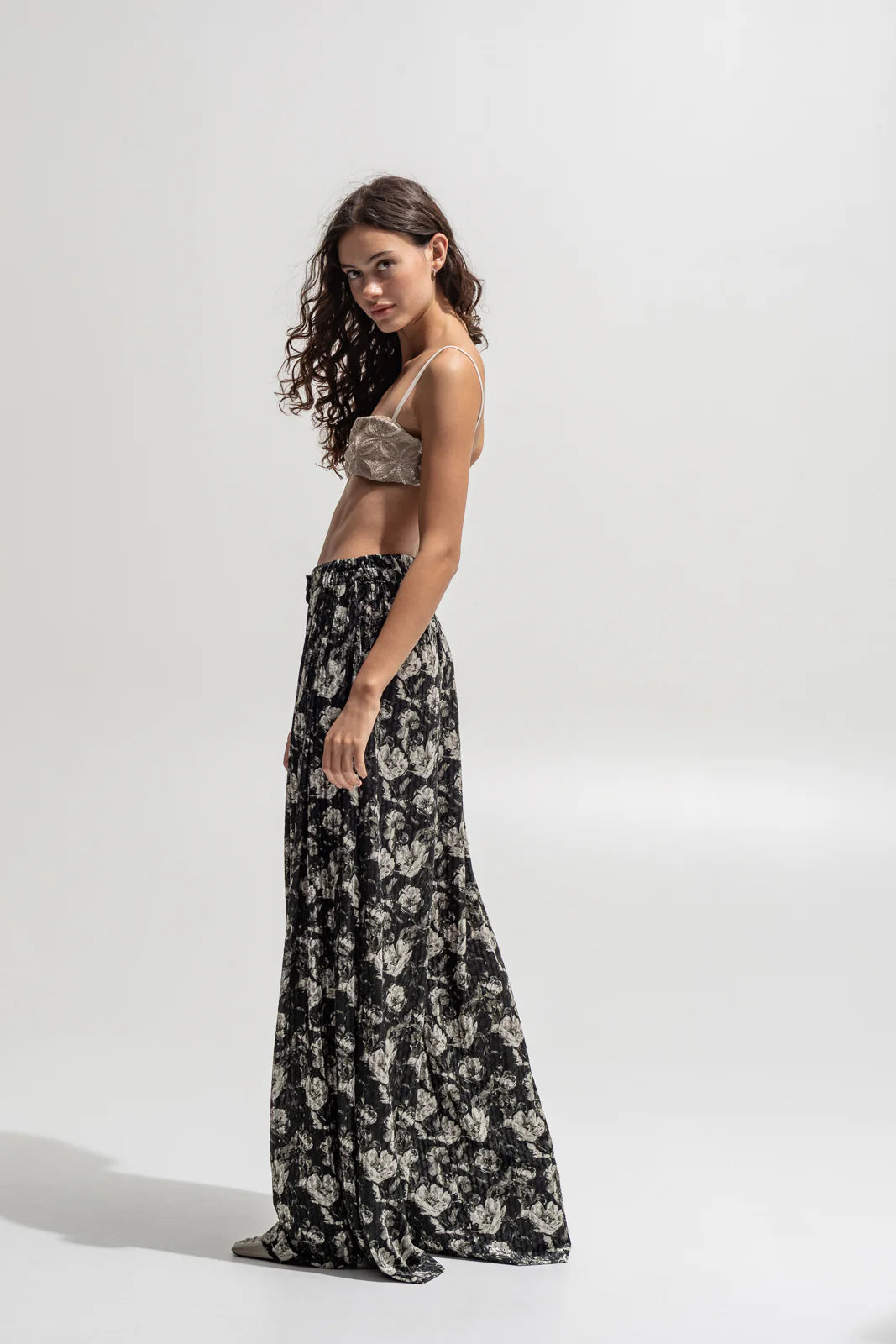 THE JERKINS TENAYA PANTS PRINTED BLACK