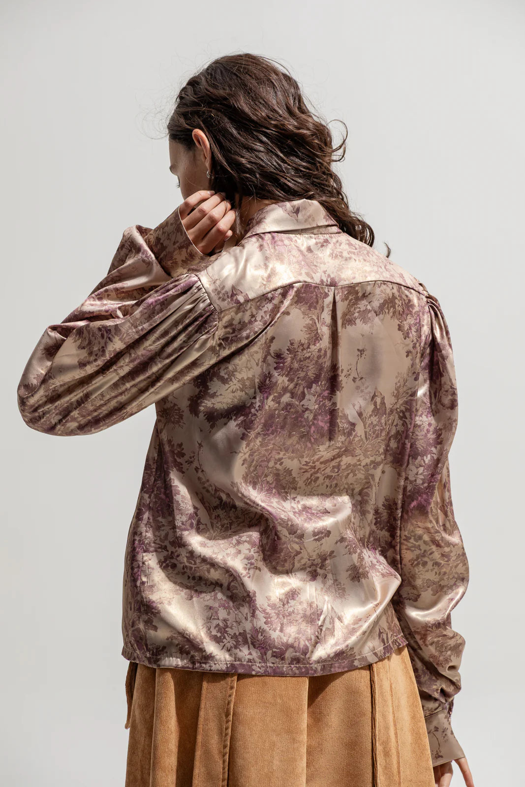 THE JERKINS SALISH SHIRT PRINTED PURPLE