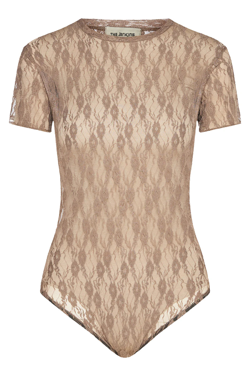 ADRIEL BODYSUIT LACE TAN BEIGE
