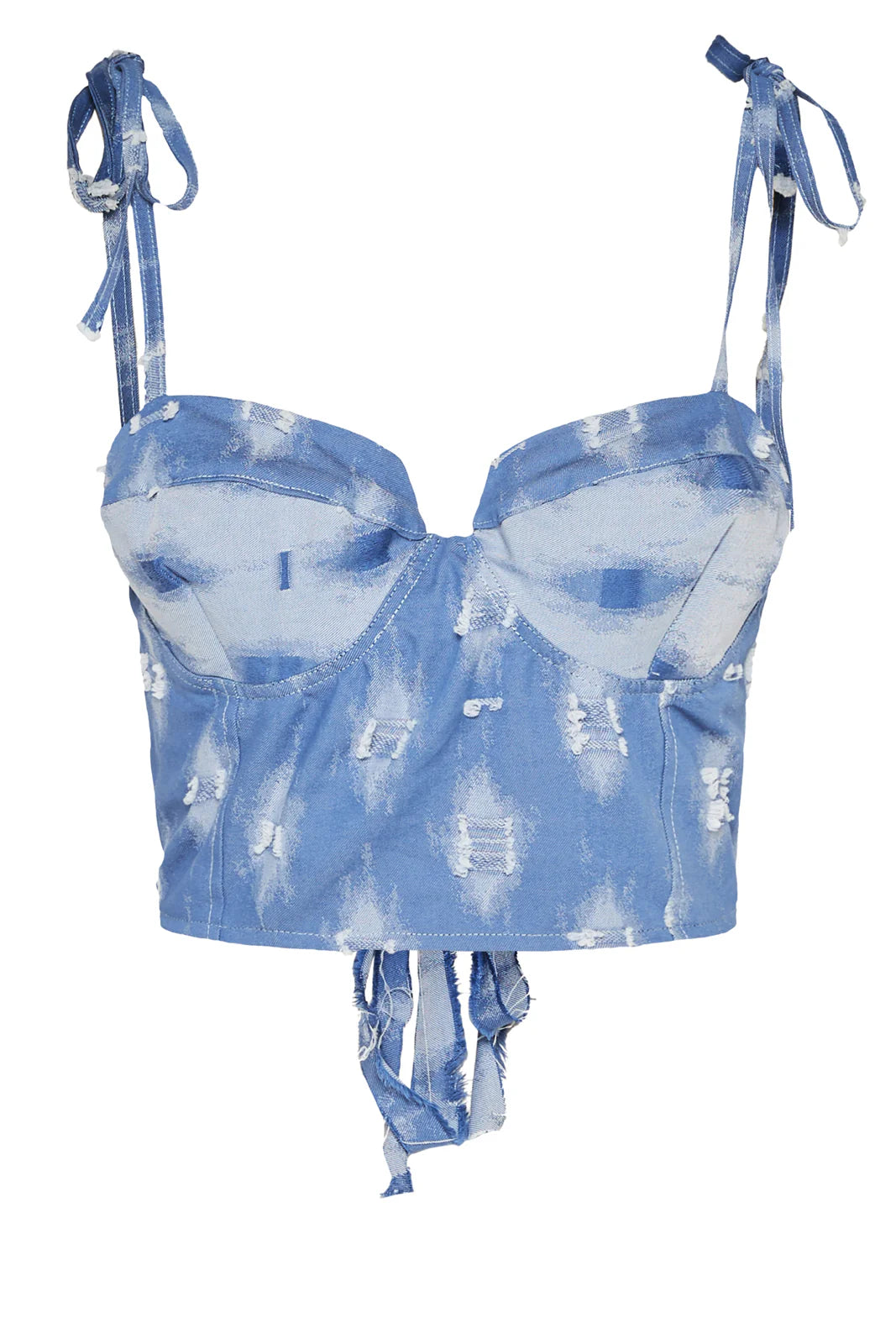 BAHIA DENIM CORSET BLUE