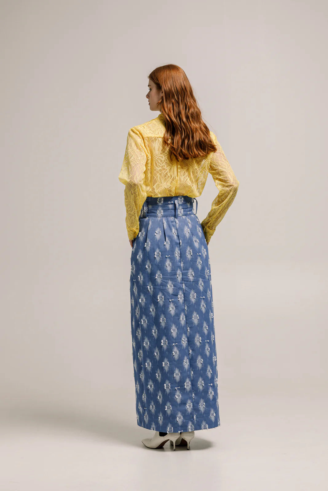 NADRA SKIRT DENIM BLUE