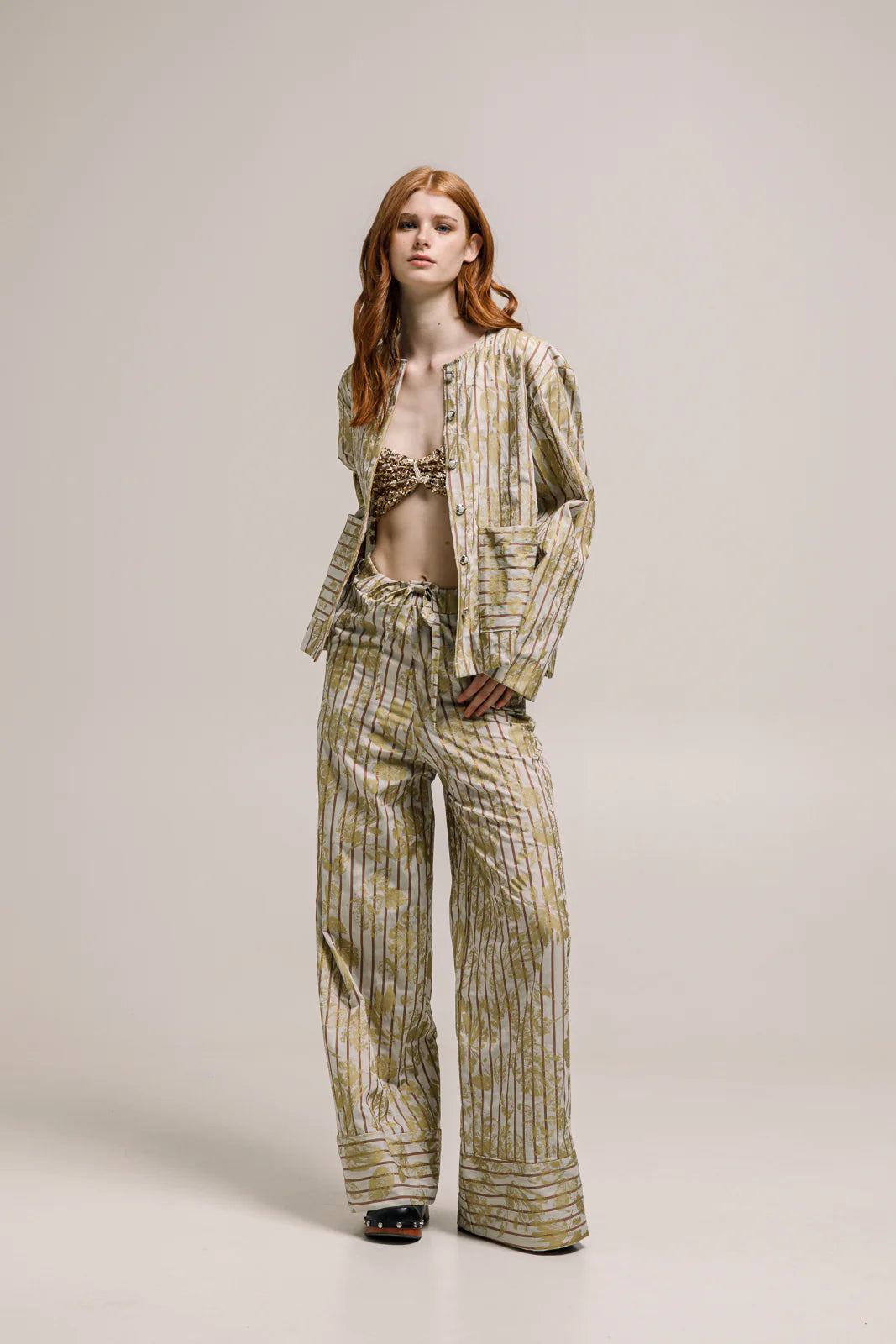 ACHACK PANTS PRINTED RUST