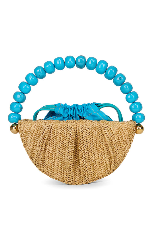 CORALIA TURQUOISE BAG LA CHAINE